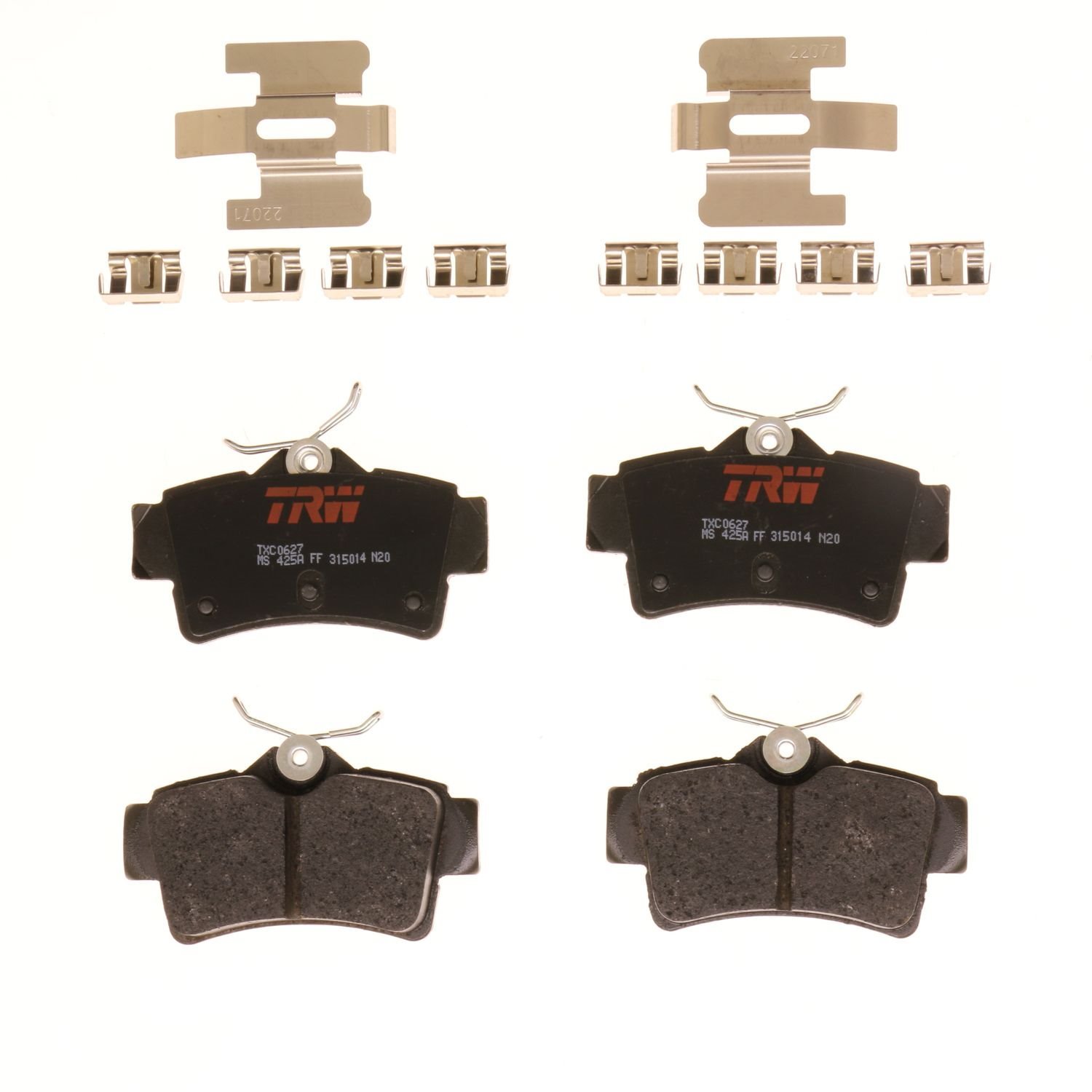 TXC0627 Ultra-Series Disc Brake Pad Set for Ford Mustang 2004-1994, Position: Rear