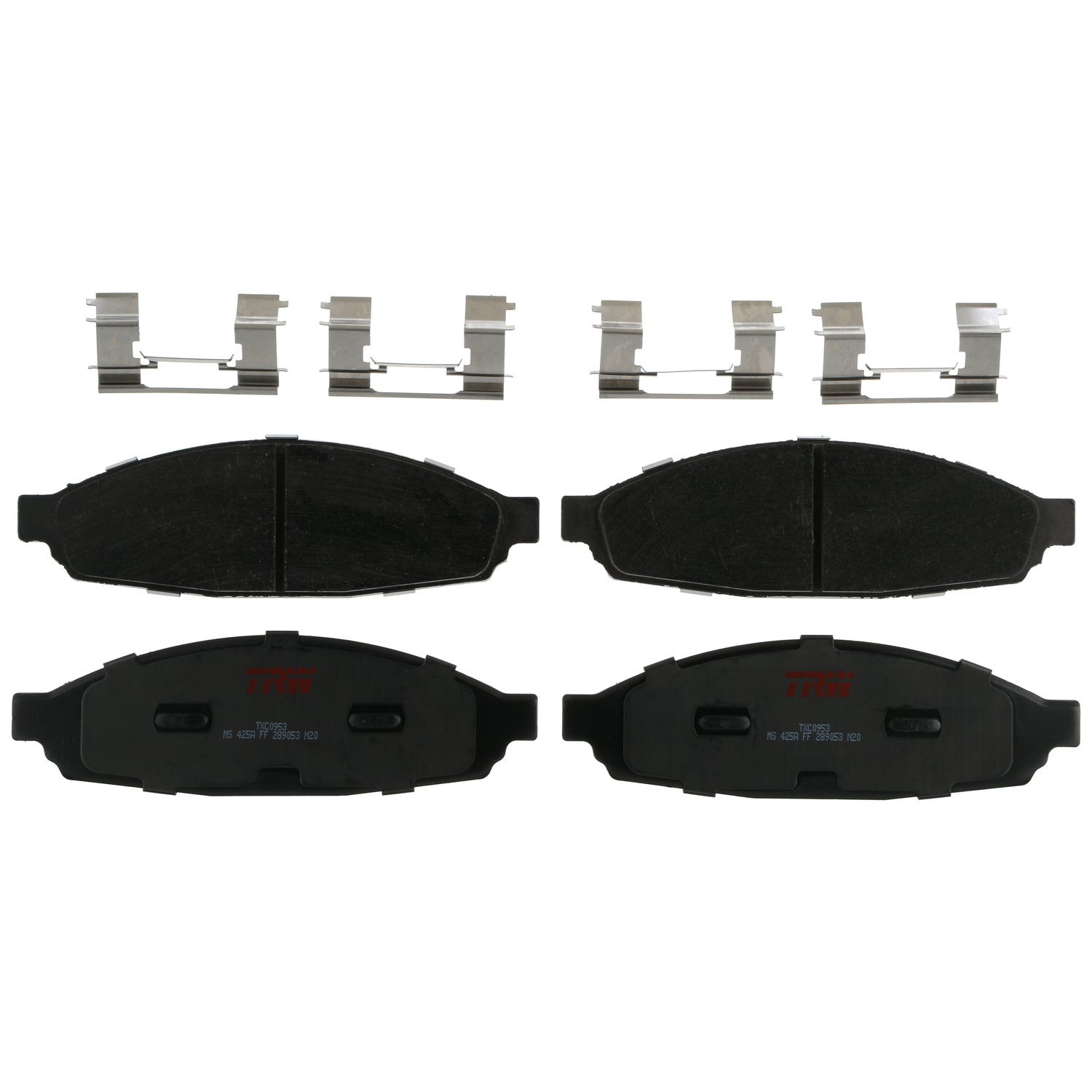 TXC0953 Ultra-Series Disc Brake Pad Set for Lincoln Aviator 2005-2003, Position: Front