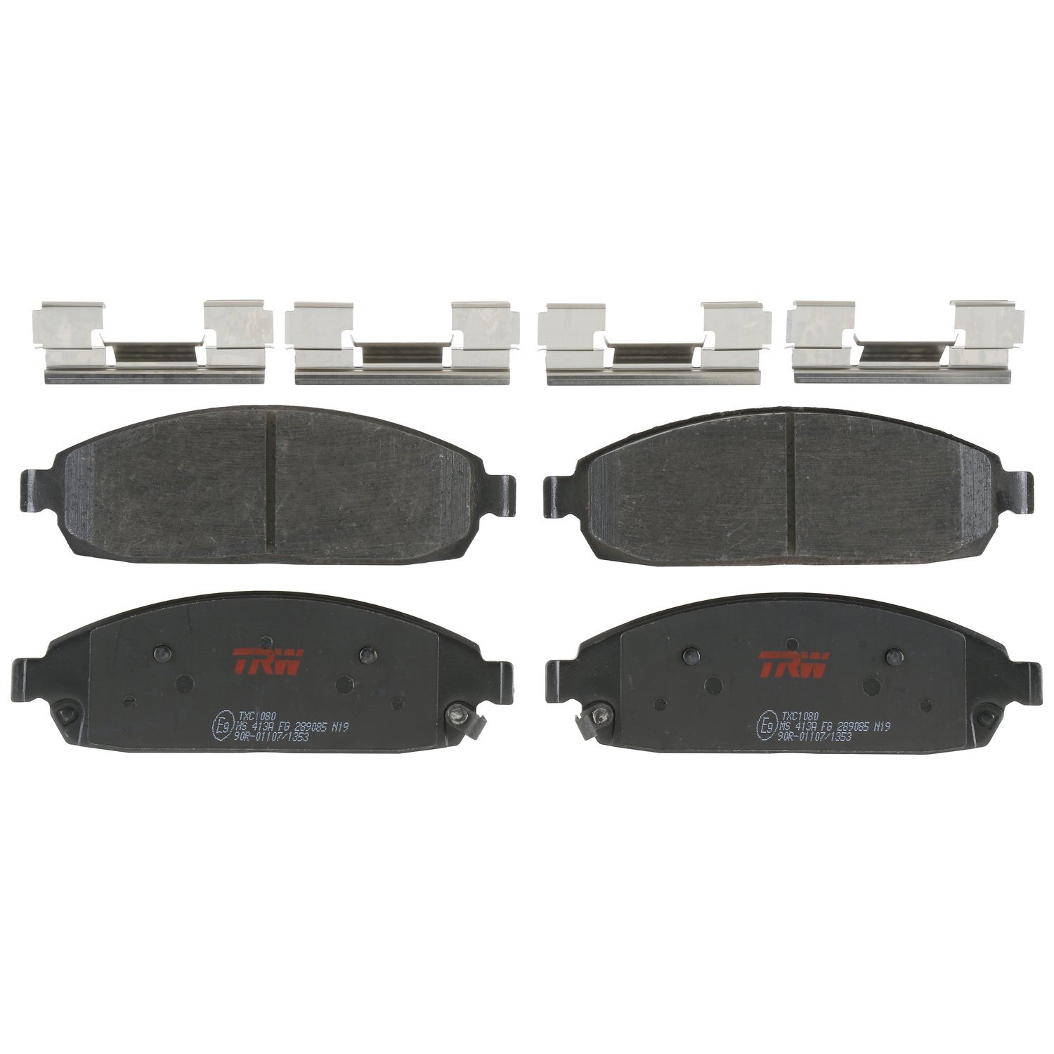 TXC1080 Ultra-Series Disc Brake Pad Set for Jeep Commander 2010-2006, Grand Cherokee 2010-2005, Position: Front