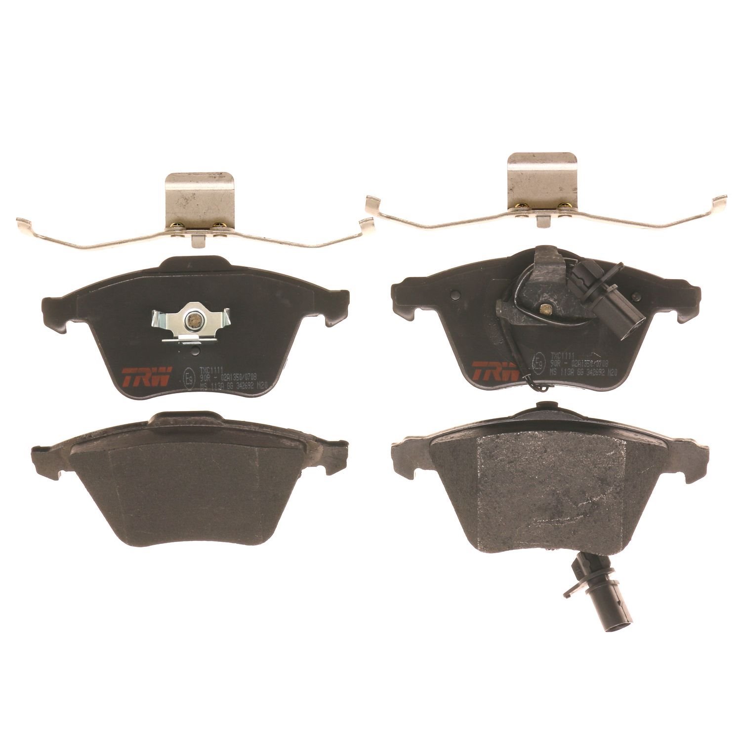 TXC1111 Ultra-Series Disc Brake Pad Set for 2009-2005 Audi A4, Position: Front