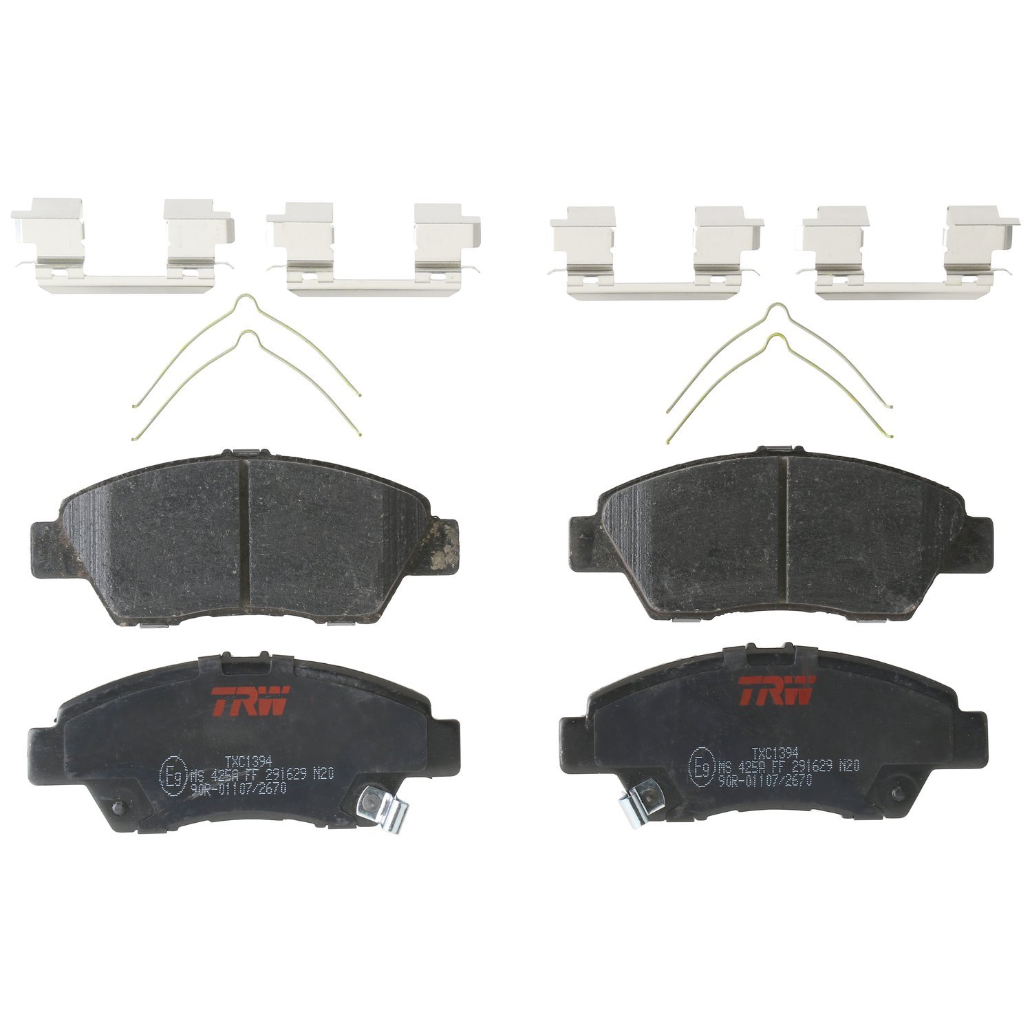TXC1394 Ultra-Series Disc Brake Pad Set for Honda CR-Z 2015-2011, Fit 2011-2009, Position: Front