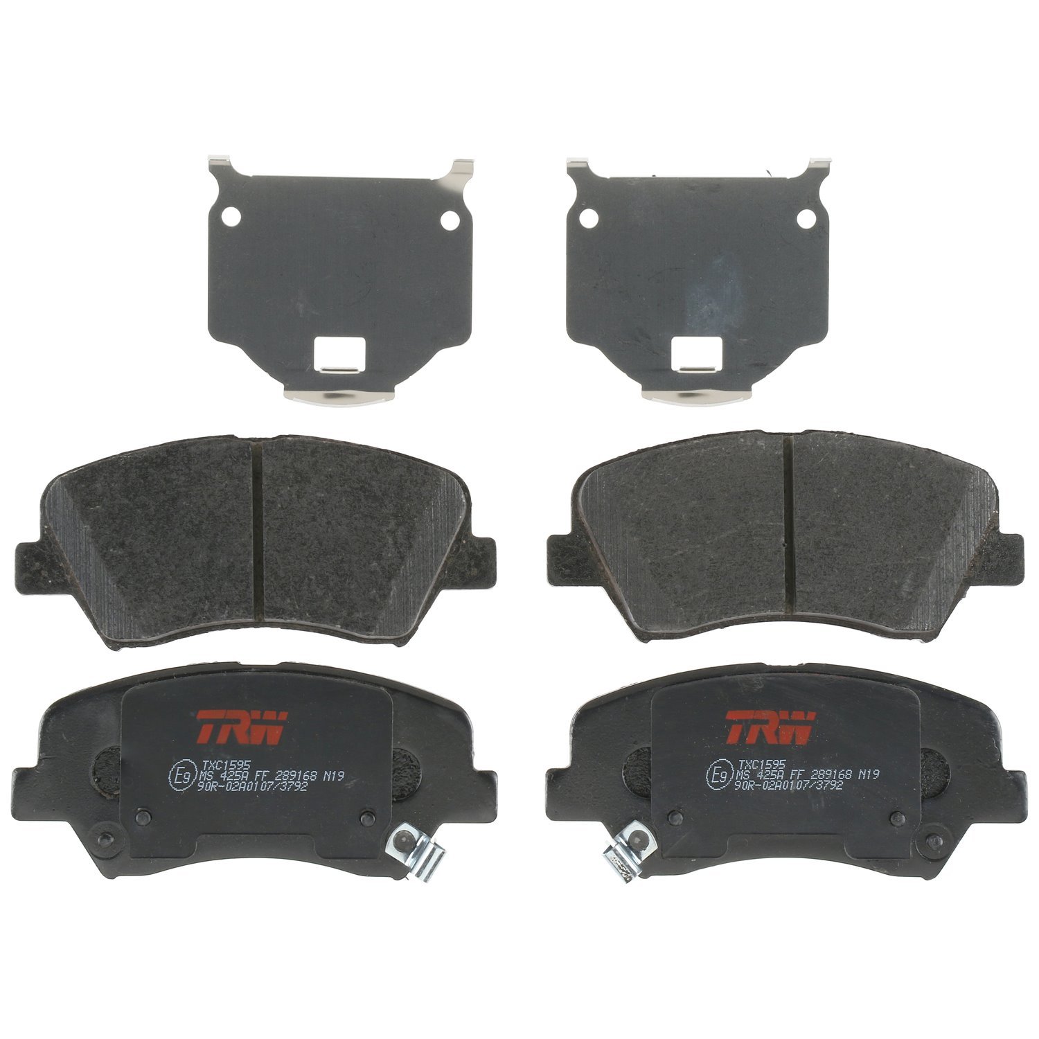 TXC1595 Ultra-Series Disc Brake Pad Set for Hyundai Elantra 2015-2013, Elantra Coupe 2014, Veloster 2015-2012, Position: Front