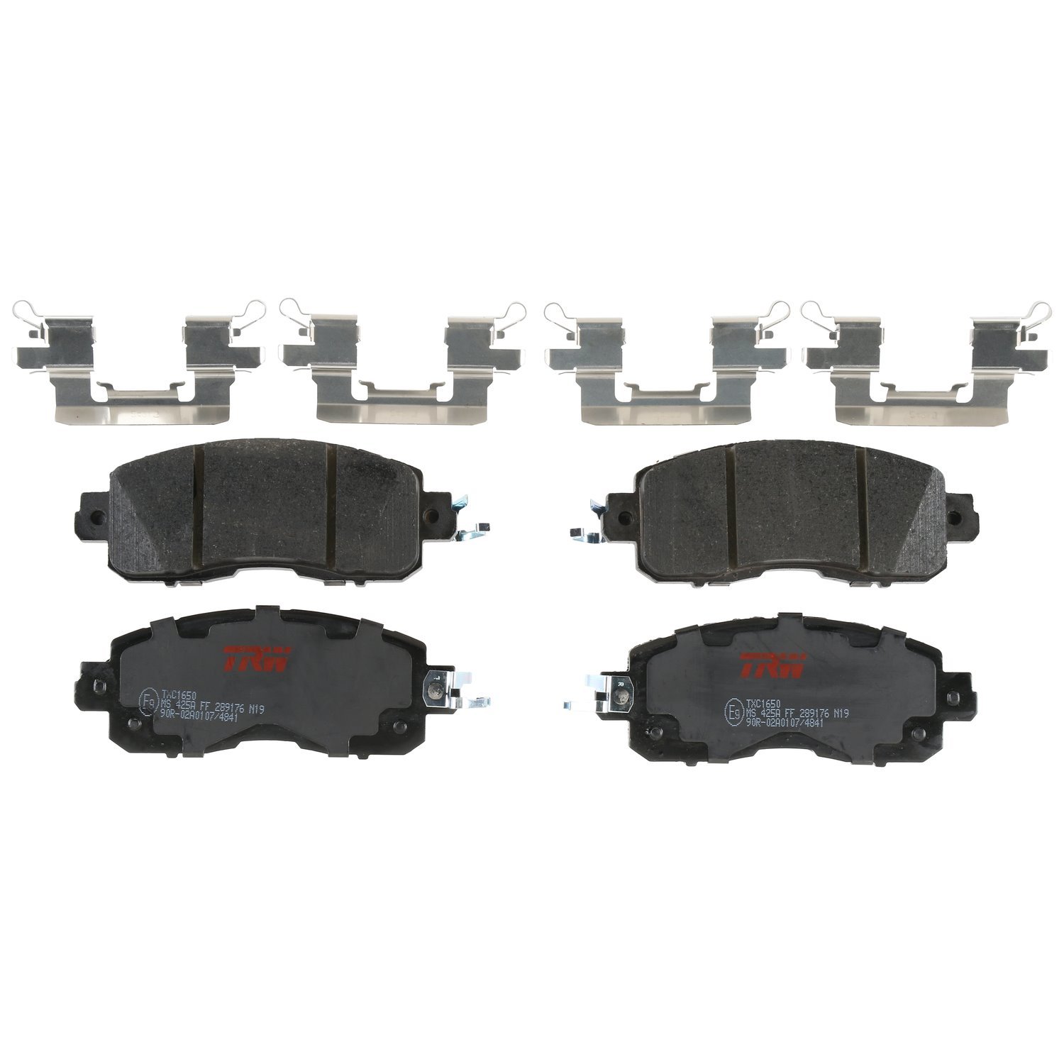 TXC1650 Ultra-Series Disc Brake Pad Set for Nissan Altima 2016-2013, Leaf 2016, Sentra 2014, Position: Front