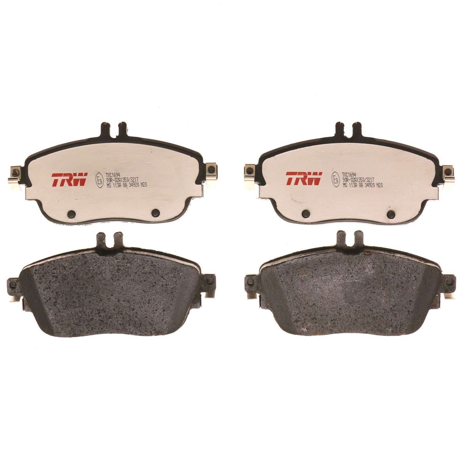 TXC1694 Ultra-Series Disc Brake Pad Set for 2019-2017 Mercedes-Benz , Position: Front