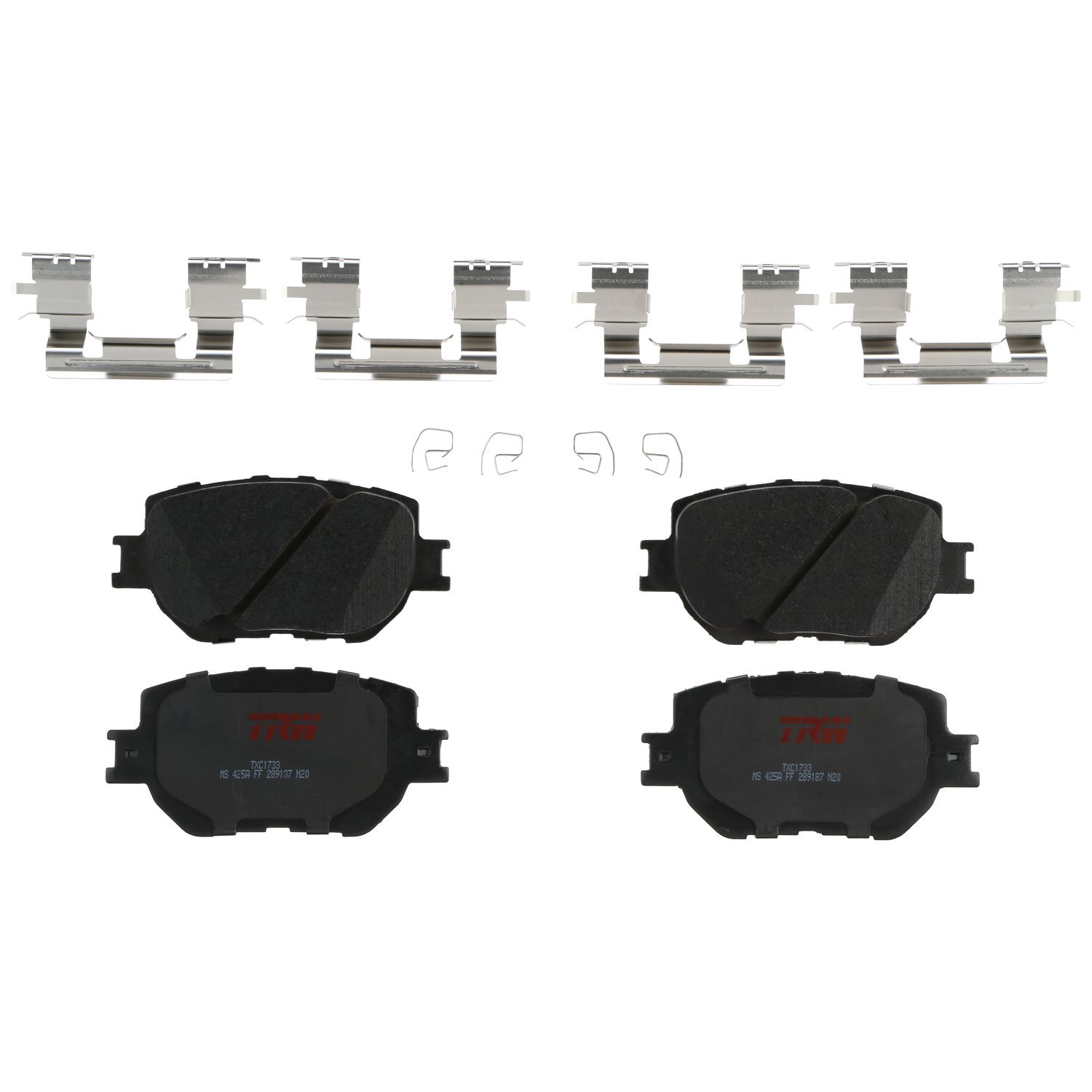 TXC1733 Ultra-Series Disc Brake Pad Set for Lexus IS250 2015-2014, Position: Front