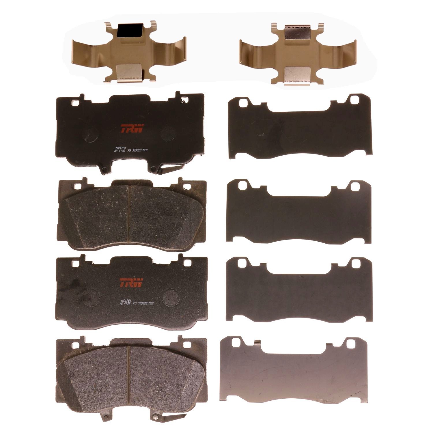 TXC1784 Ultra-Series Disc Brake Pad Set for 2015 Ford Mustang Boss Racing, Position: Front