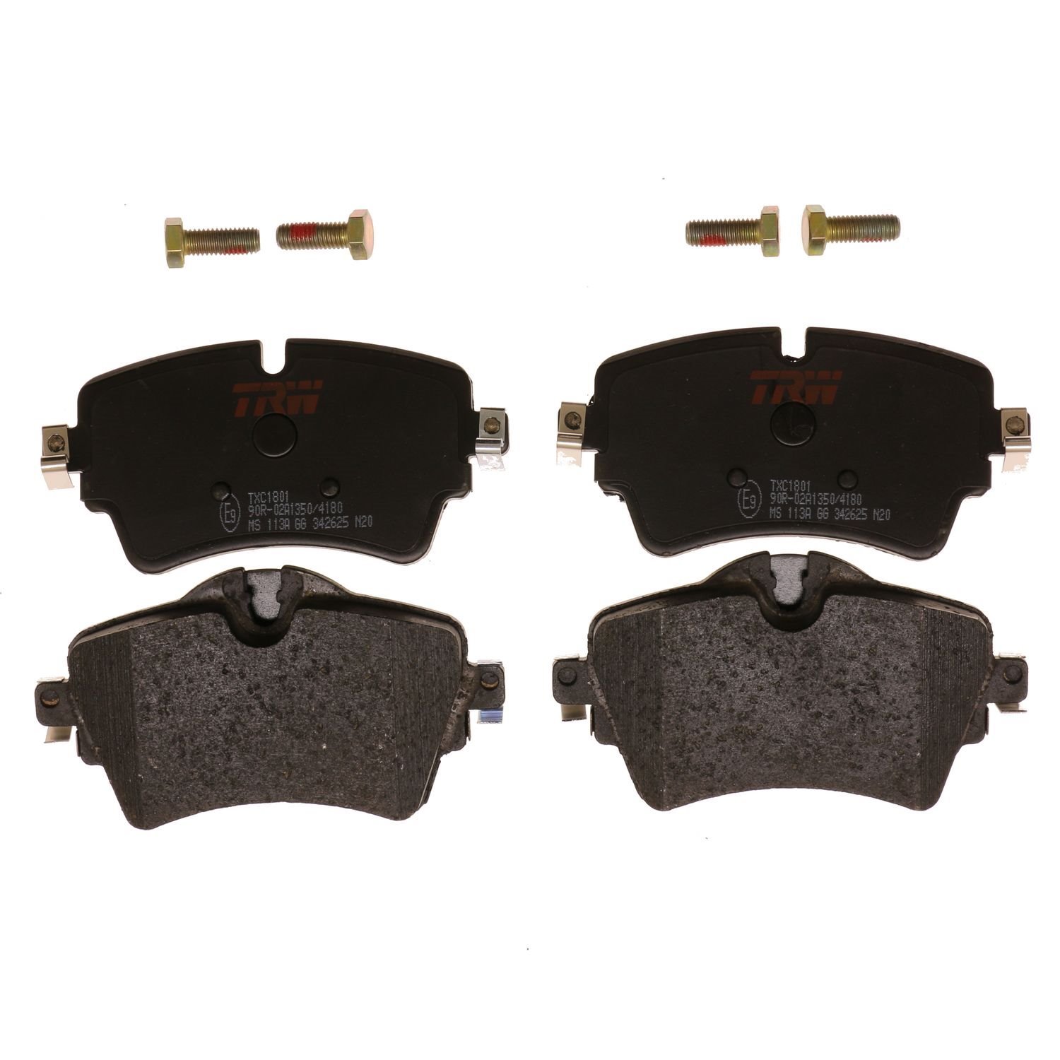 TXC1801 Ultra-Series Disc Brake Pad Set for Mini Cooper 2019-2014, Cooper Clubman 2019-2016, Position: Front