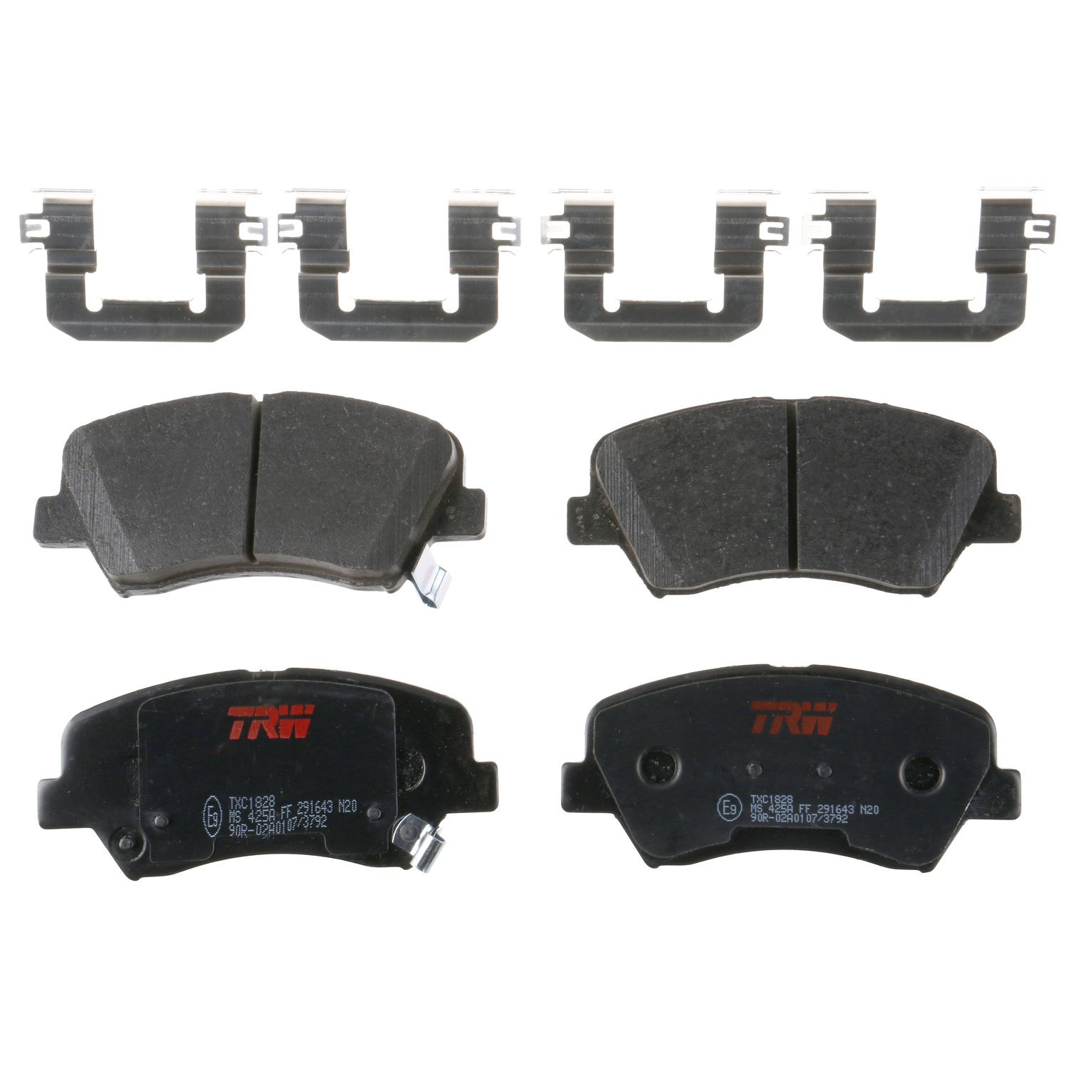 TXC1828 Ultra-Series Disc Brake Pad Set for 2016 Hyndai Veloster DOHC-GDI, Position: Front