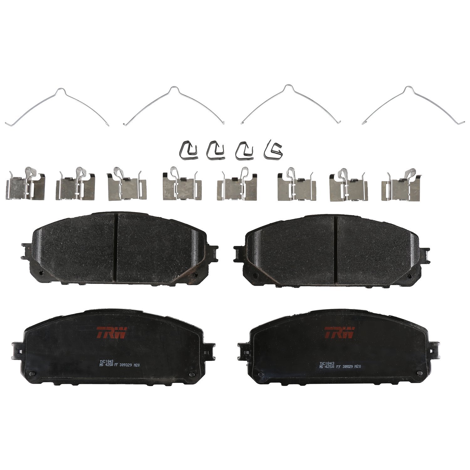 TXC1843 Ultra-Series Disc Brake Pad Set for 2016 Jeep Cherokee, Position: Front