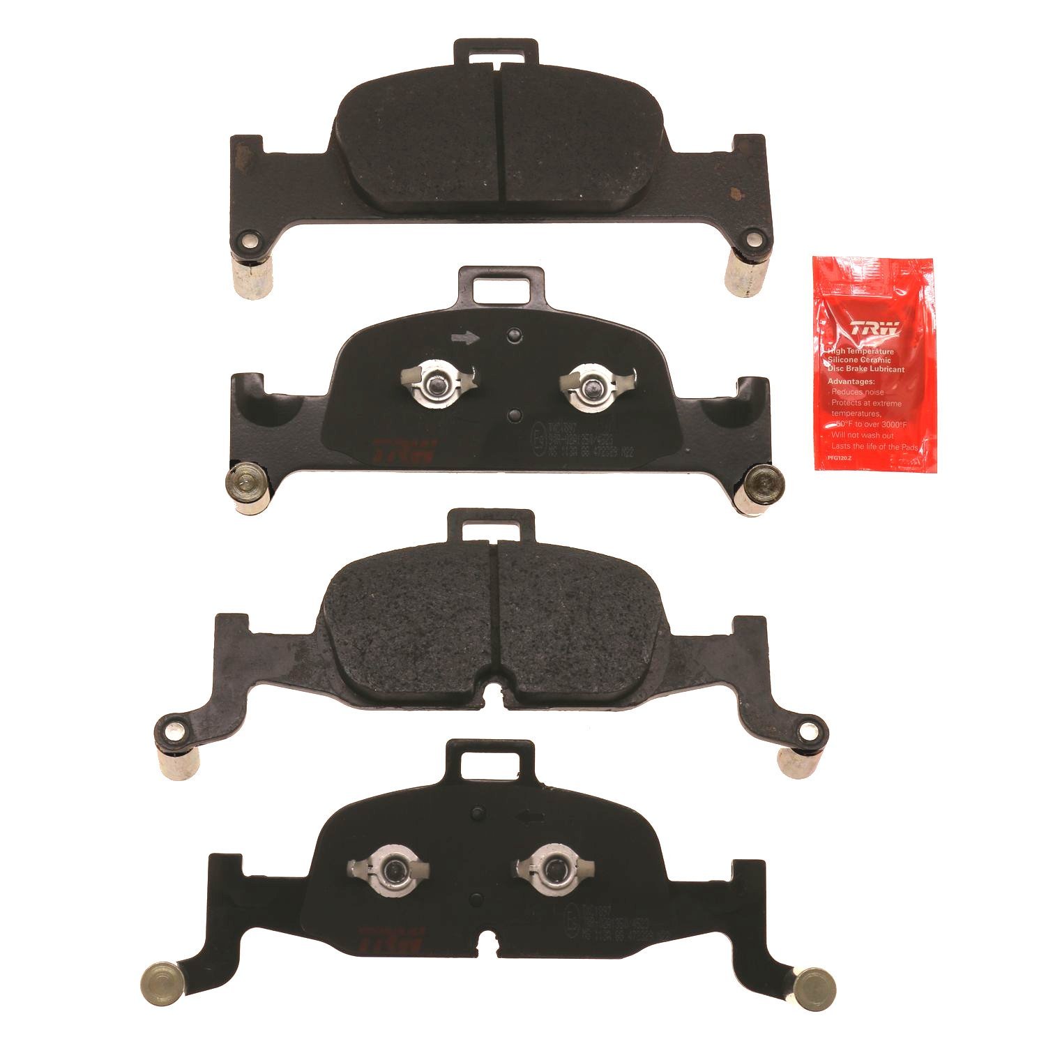 TXC1897 Ultra-Series Disc Brake Pad Set for 2019-2017 Audi A4, Position: Front