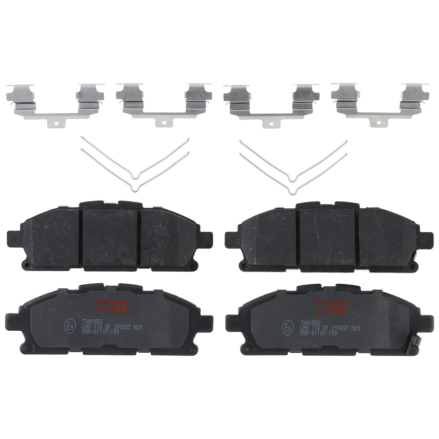 TXH1552 Ultra-Series Disc Brake Pad Set for Nissan Quest 2016-2011, Position: Front