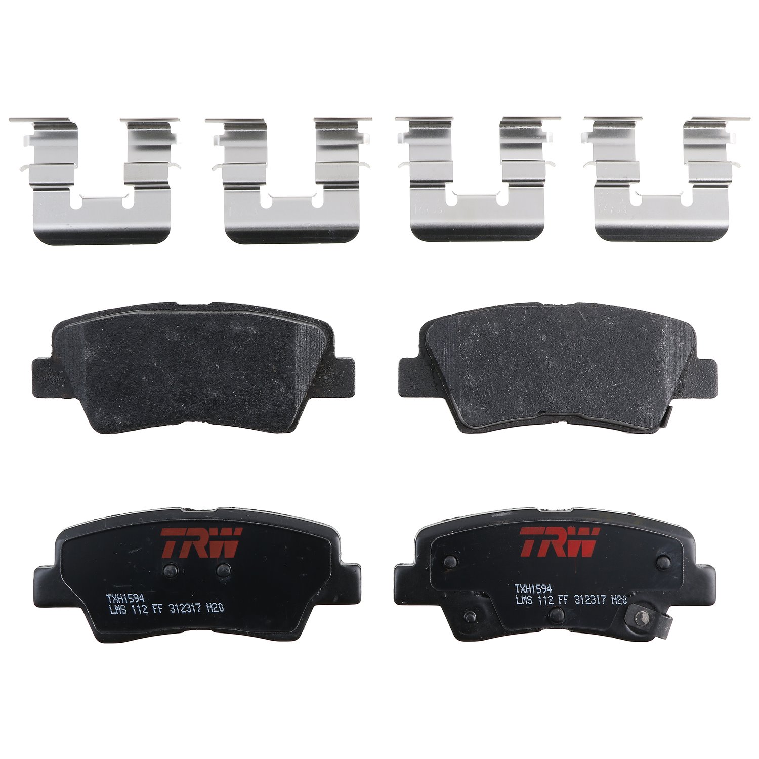 TXH1594 Ultra-Series Disc Brake Pad Set for Select Hyundai/Kia Models, Position: Rear