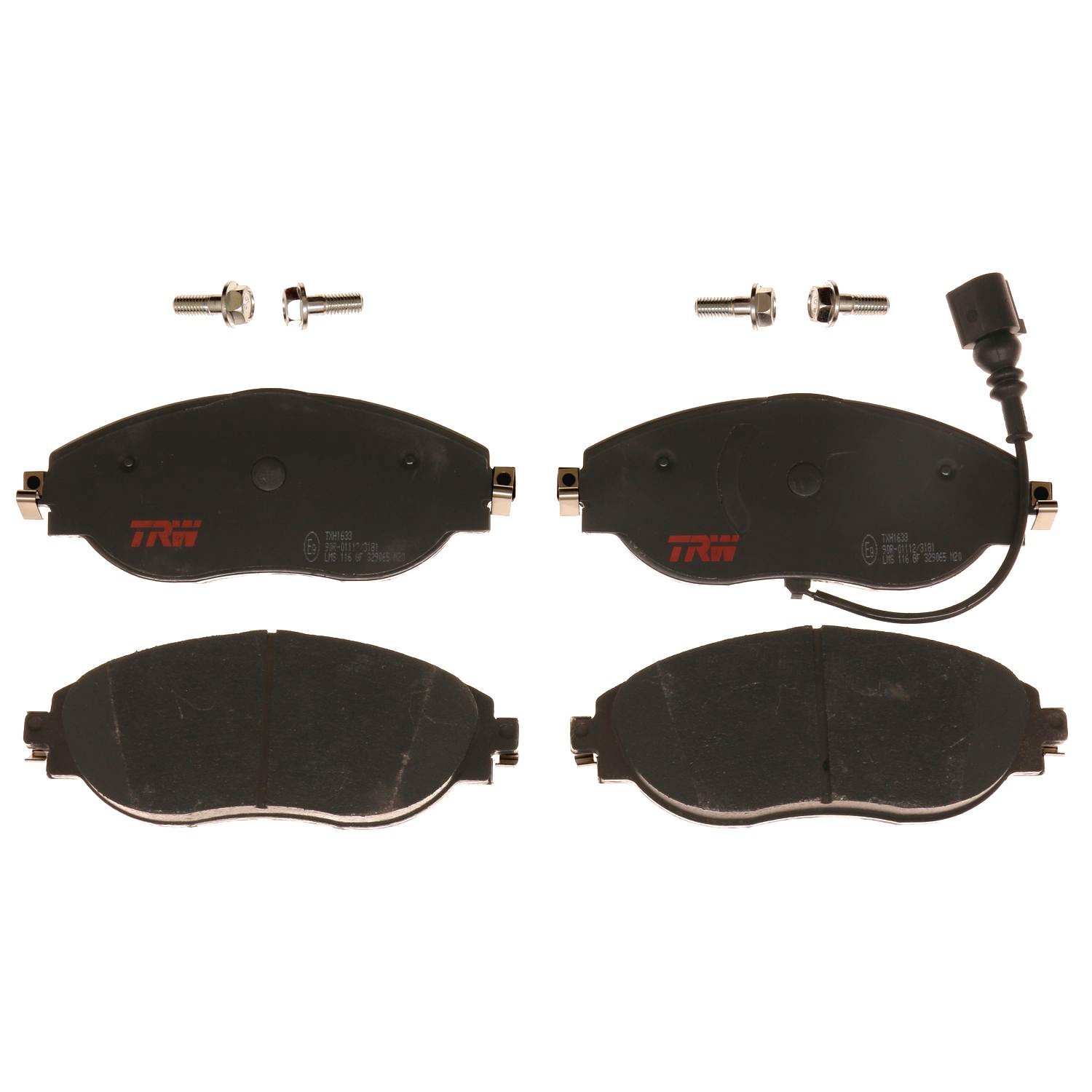 TXH1633 Ultra-Series Disc Brake Pad Set for Select Audi/Volkswagen Models, Position: Front