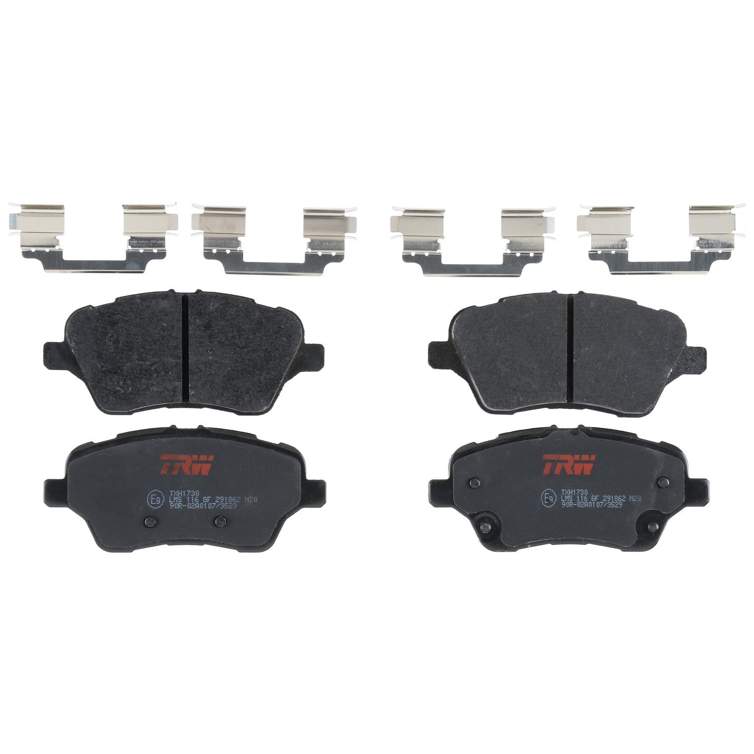 TXH1730 Ultra-Series Disc Brake Pad Set for Ford Fiesta 2016-2014, Position: Front