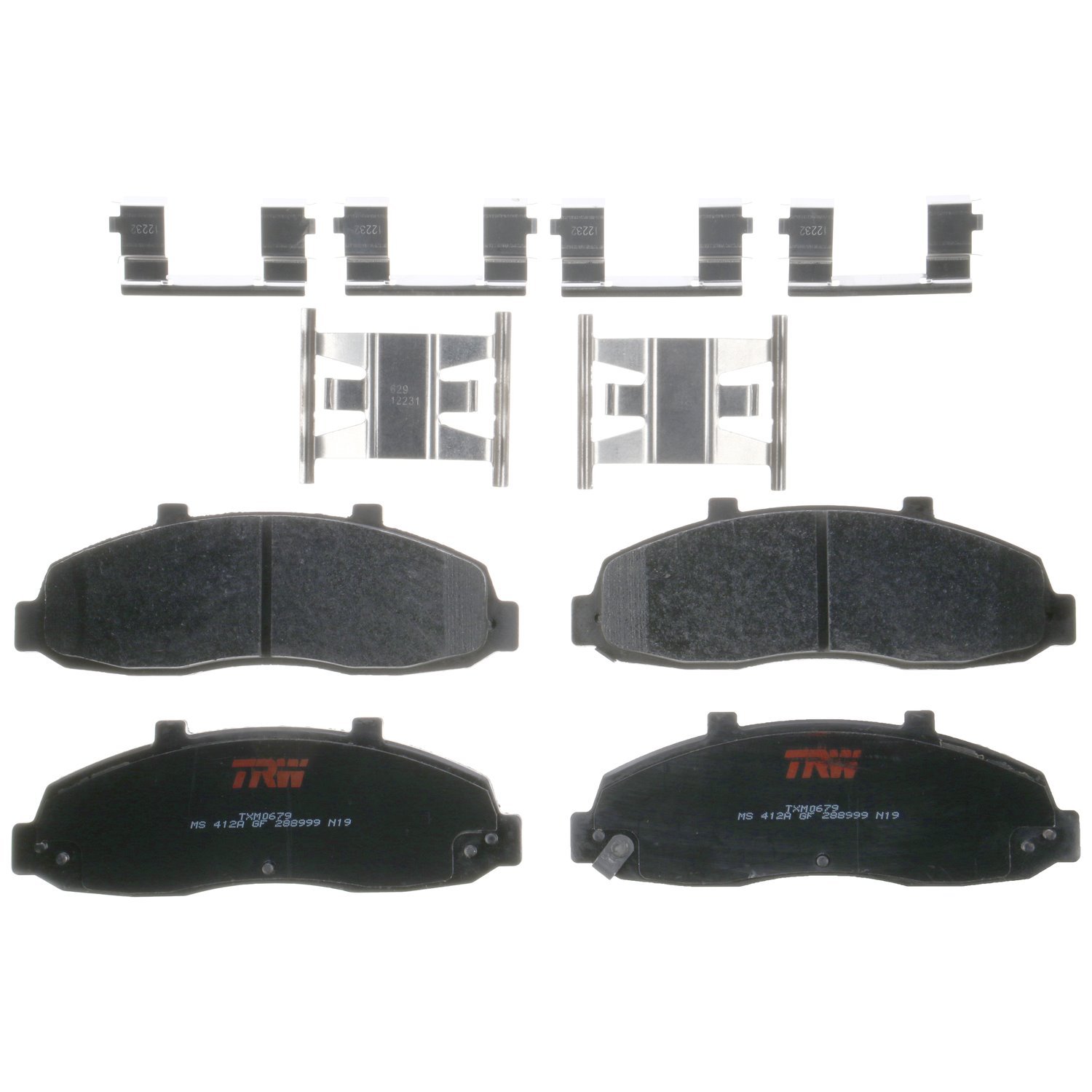 TXM0679 Ultra-Series Disc Brake Pad Set for Ford F-150 2003-1997, F-150 Heritage 2004, Lincoln Blackwood 2002, Position: Front