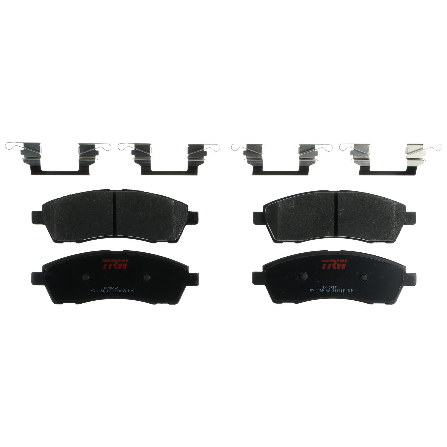 TXM0757 Ultra-Series Disc Brake Pad Set for Select Ford/Lincoln/Mazda/Mercury Models, Position: Rear