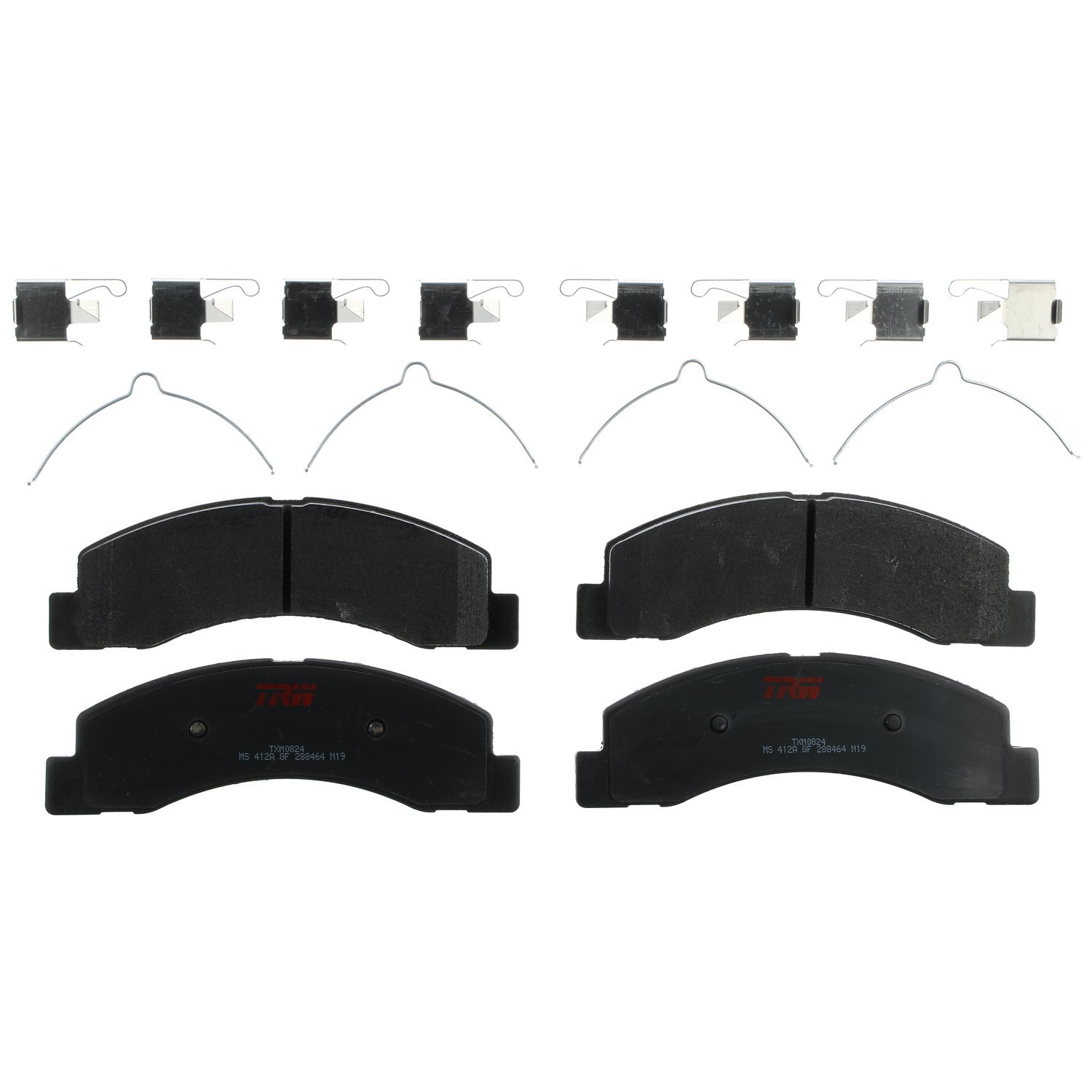 TXM0824 Ultra-Series Disc Brake Pad Set for Ford Excursion 2005-2000, F-250/F-350 Super Duty 2004-2000, Position: Front