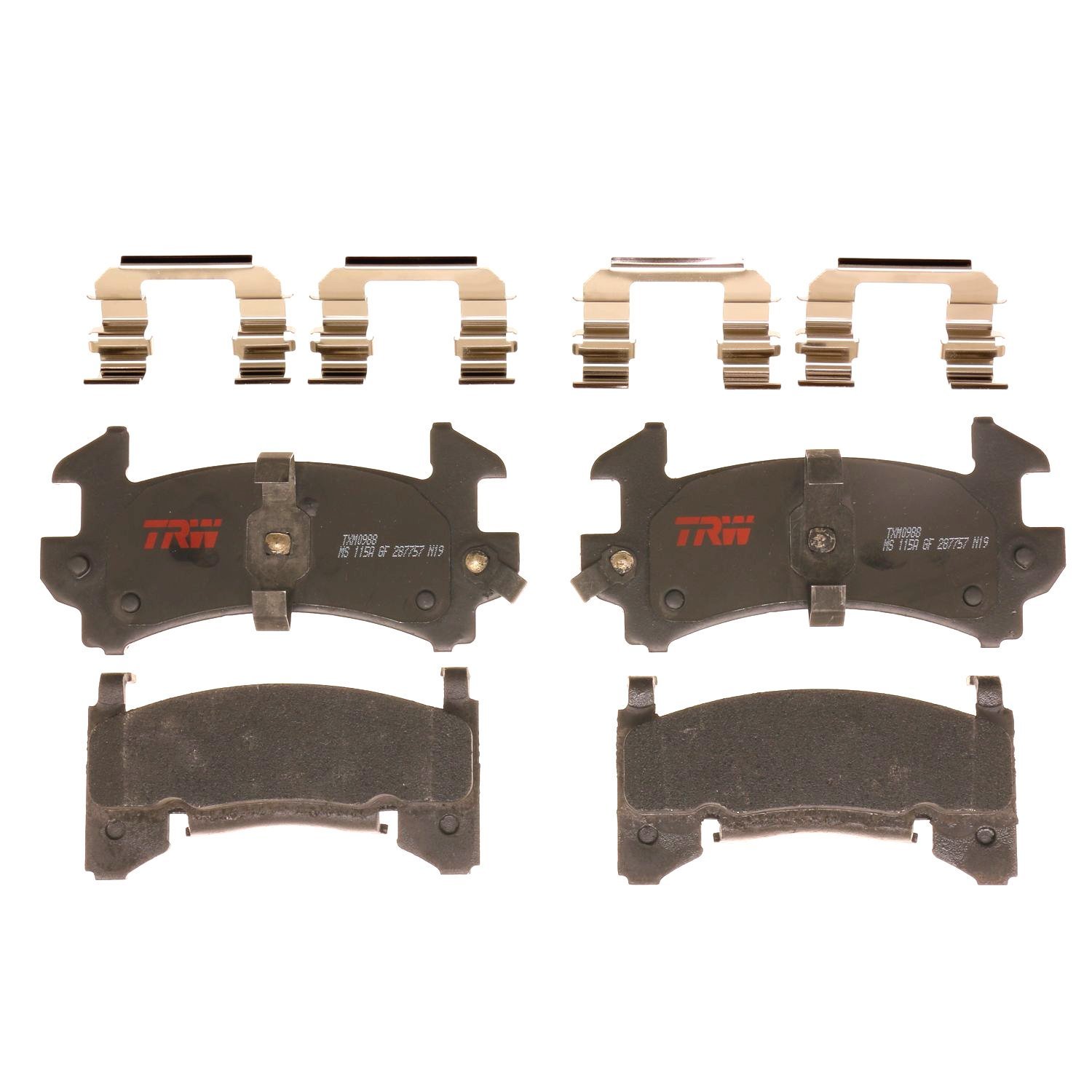 TXM0988 Ultra-Series Disc Brake Pad Set for Chevrolet S10 2003, GMC Sonoma 2003, Position: Front