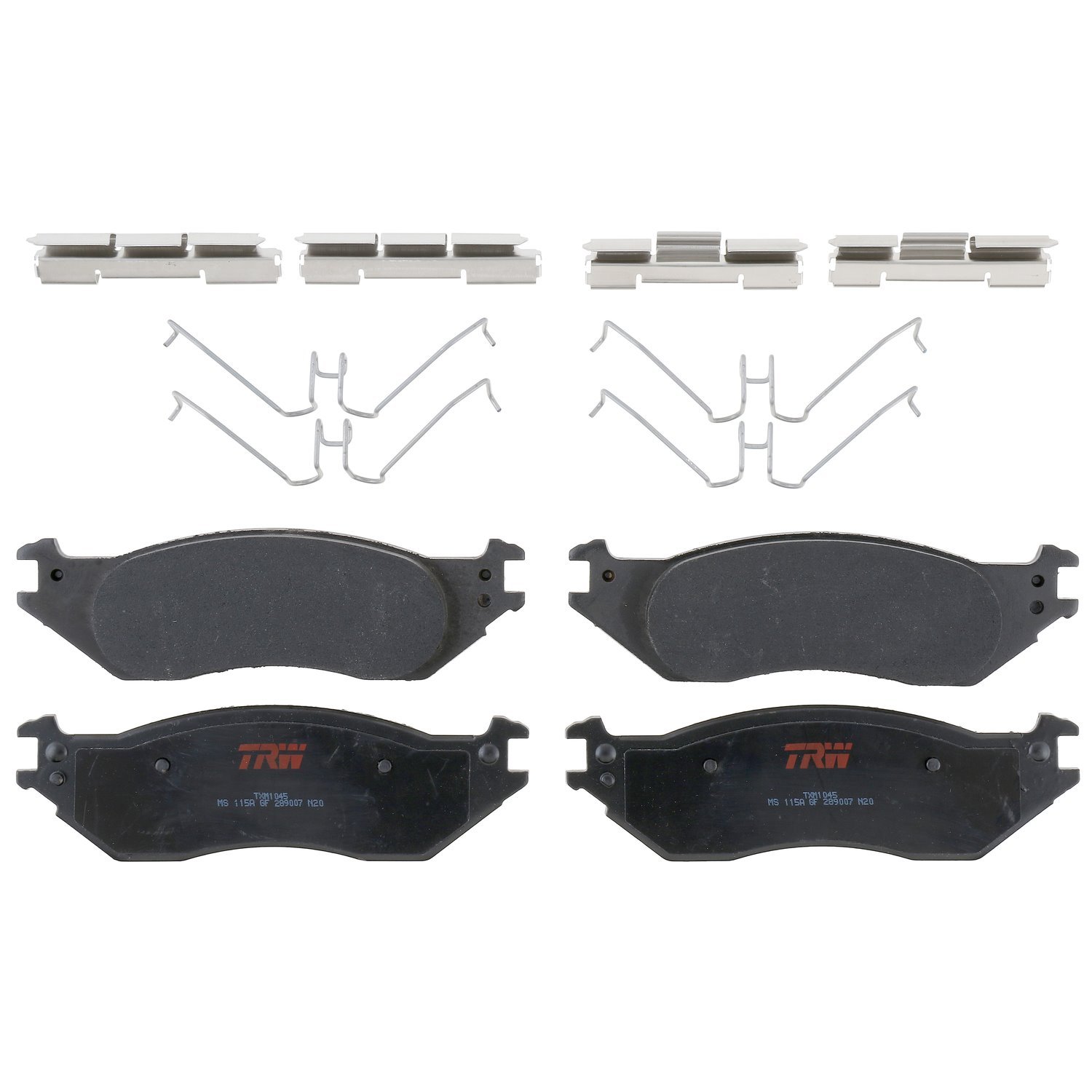 TXM1045 Ultra-Series Disc Brake Pad Set for Ford E-150 2006-2003, E-150 Club Wagon 2005-2003, Position: Front