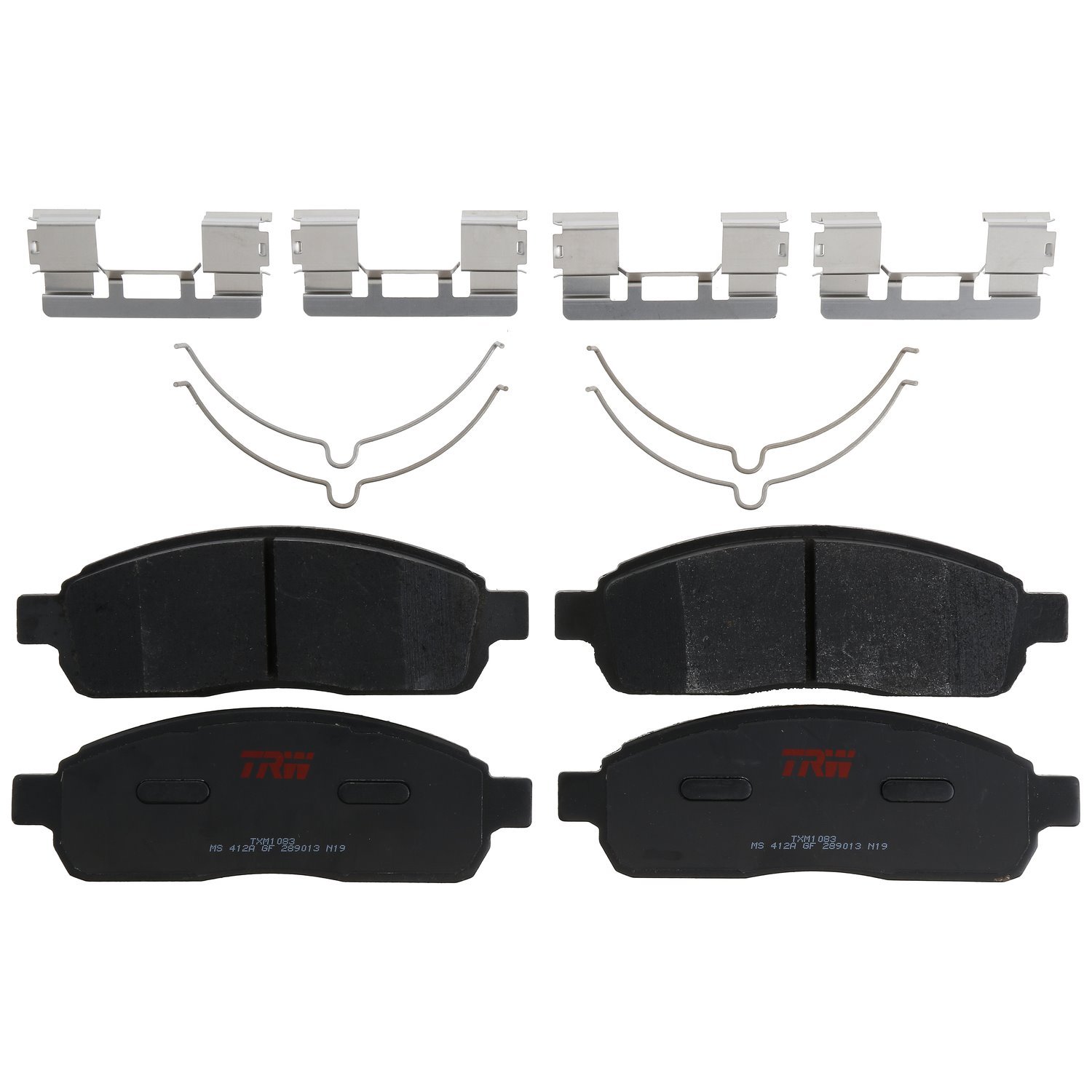 TXM1083 Ultra-Series Disc Brake Pad Set for Ford F-150 2008-2004, Lincoln Mark LT 2008-2006, Position: Front