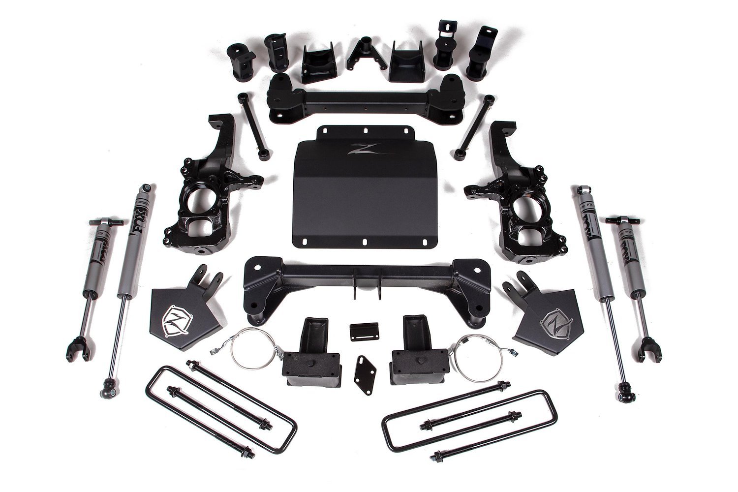 ZONC50F Zone 5" Suspension Lift Kit for Fits Select Chevrolet Silverado/GMC Sierra 2500/3500 HD