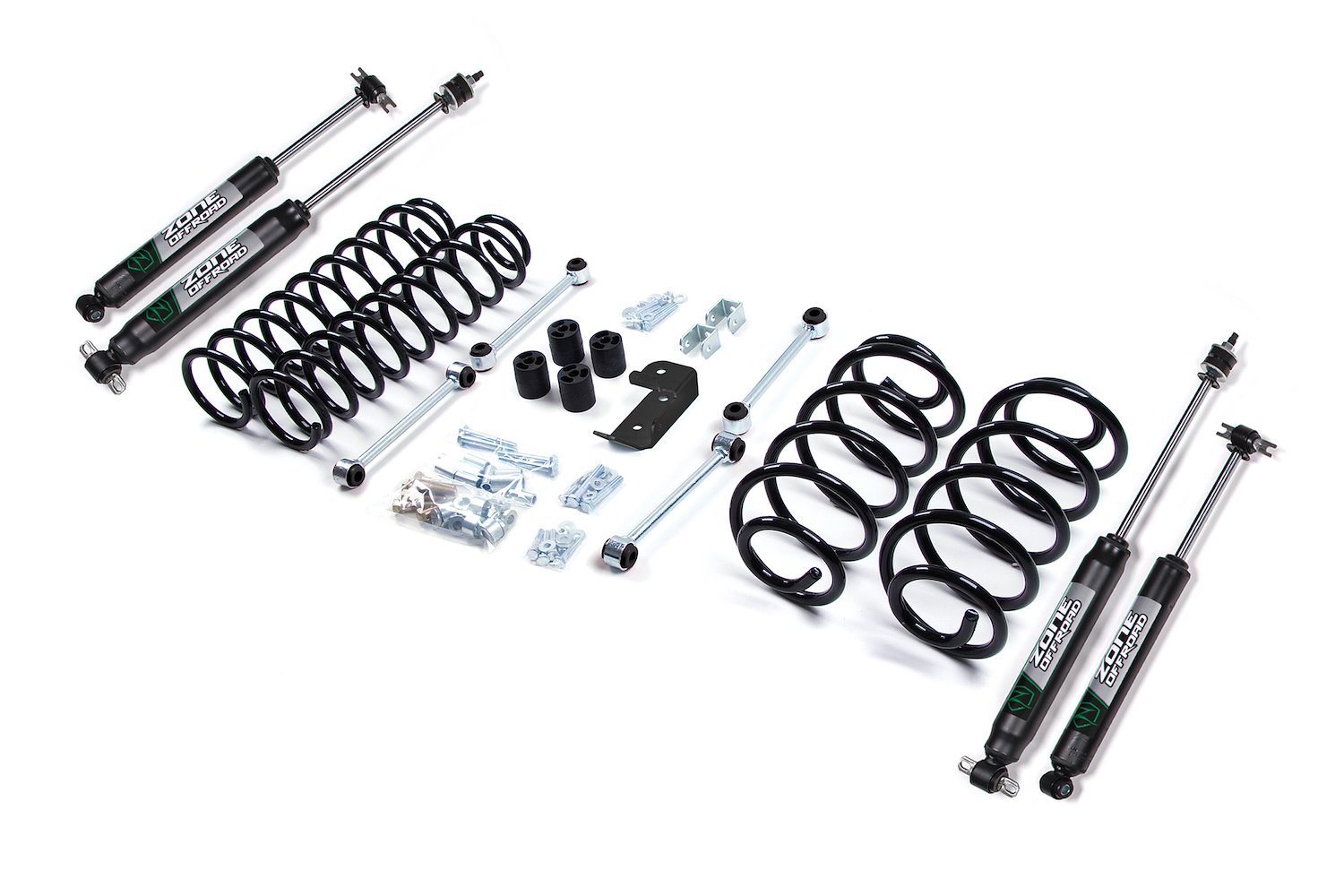 ZONJ2N Zone 3" Coil Spring Lift Kit for 97-02 Jeep Wrangler TJ