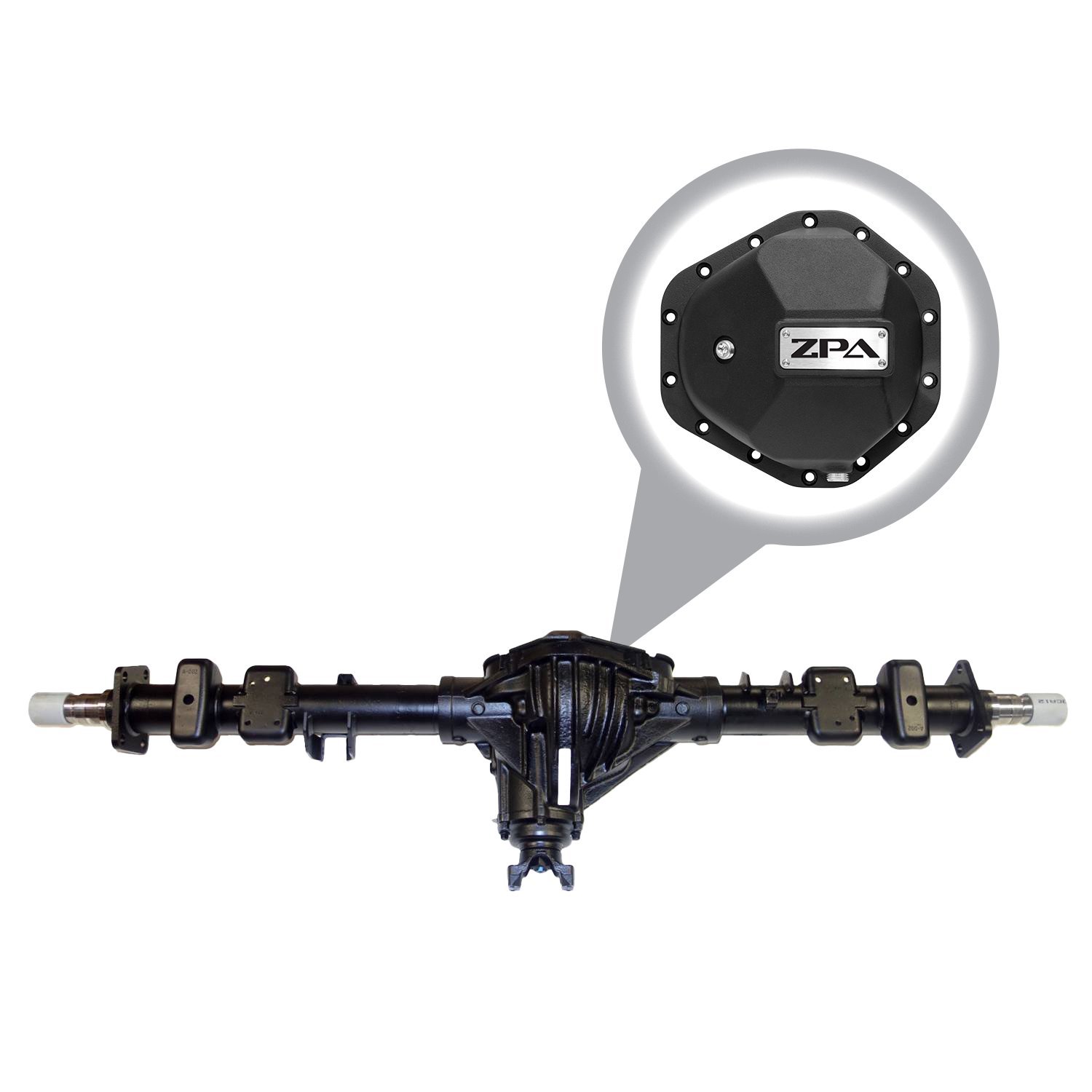 RAA435-1957X2-P Rear Axle Assembly, GM 14 bolt Full Float, '99-'07 GM 2500 Pickup ('07 Classic), 4.88 Ratio, Duragrip