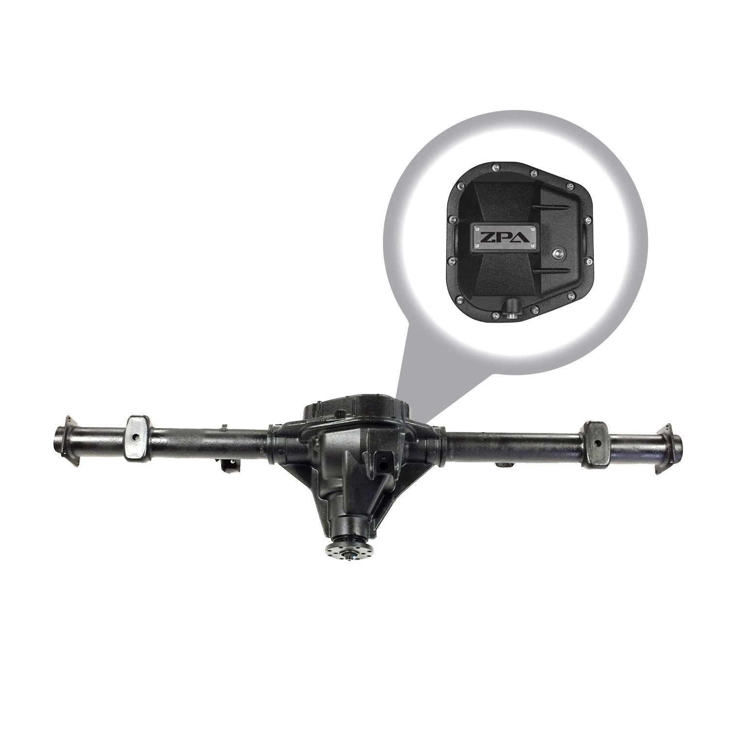 RAA435-2209X1-P Rear Axle Assembly, Ford 9.75, '04-'08 Ford F150 (Exc Heritge), 4.1 Ratio, Duragrip