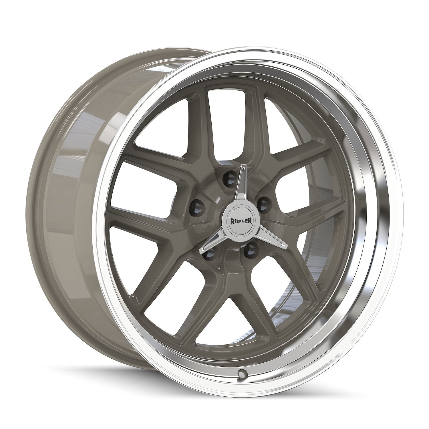 610-7765G 610-Series Wheel [Size: 17" x 7"] Gloss Grey Polished Finish