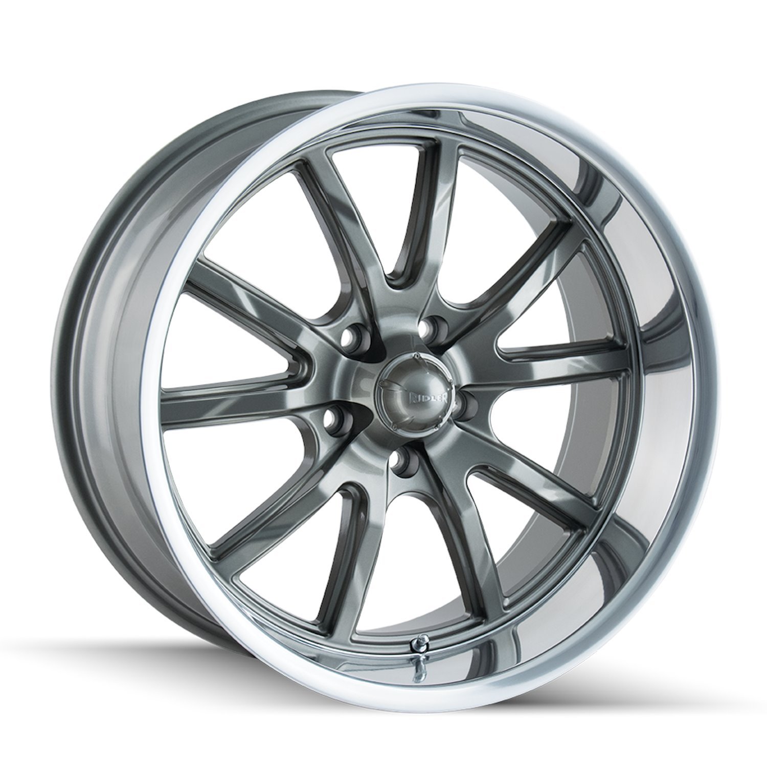 650-2873G 650-Series Wheel [Size: 20" x 8.50"] Gloss Grey Polished Finish