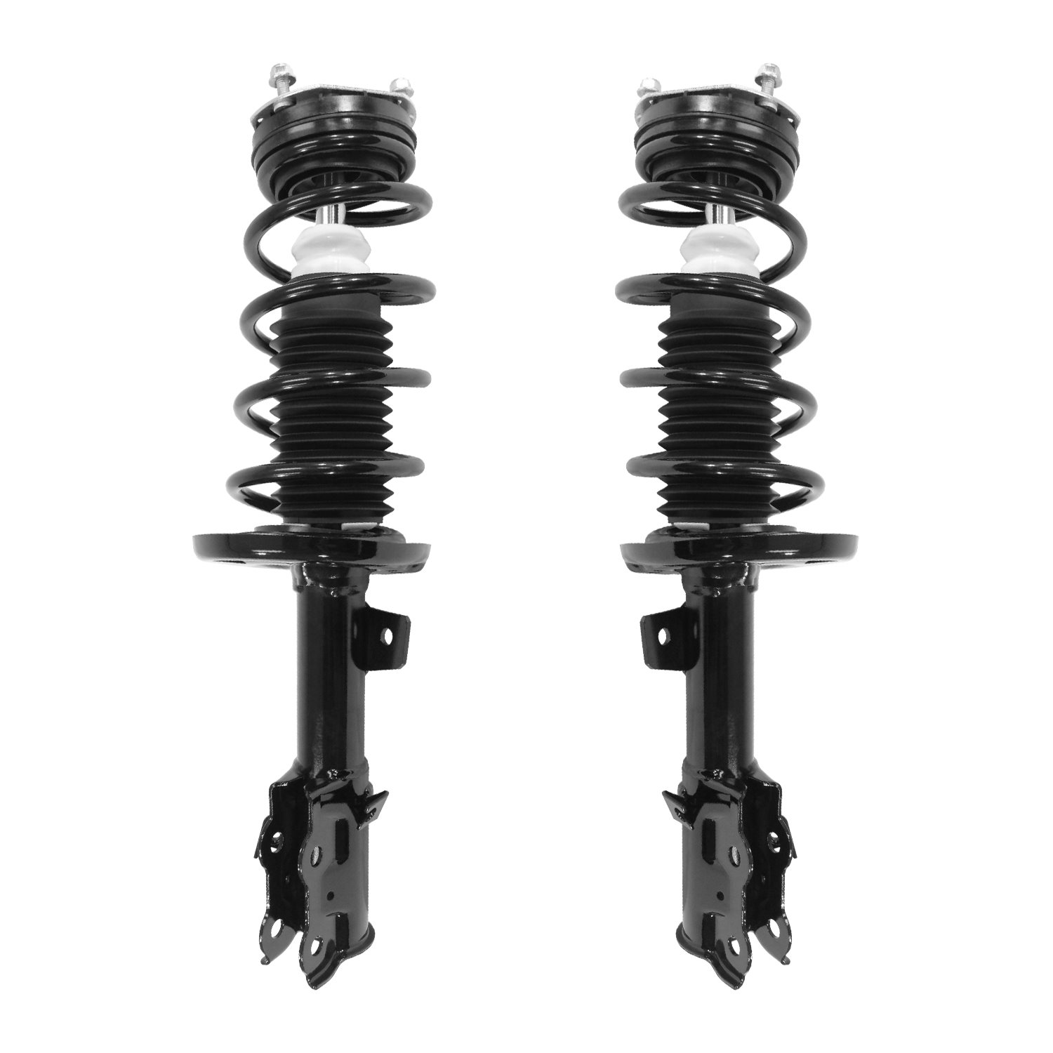 2-11937-11938-001 Suspension Strut & Coil Spring Assembly Set Fits Select Ford Fiesta