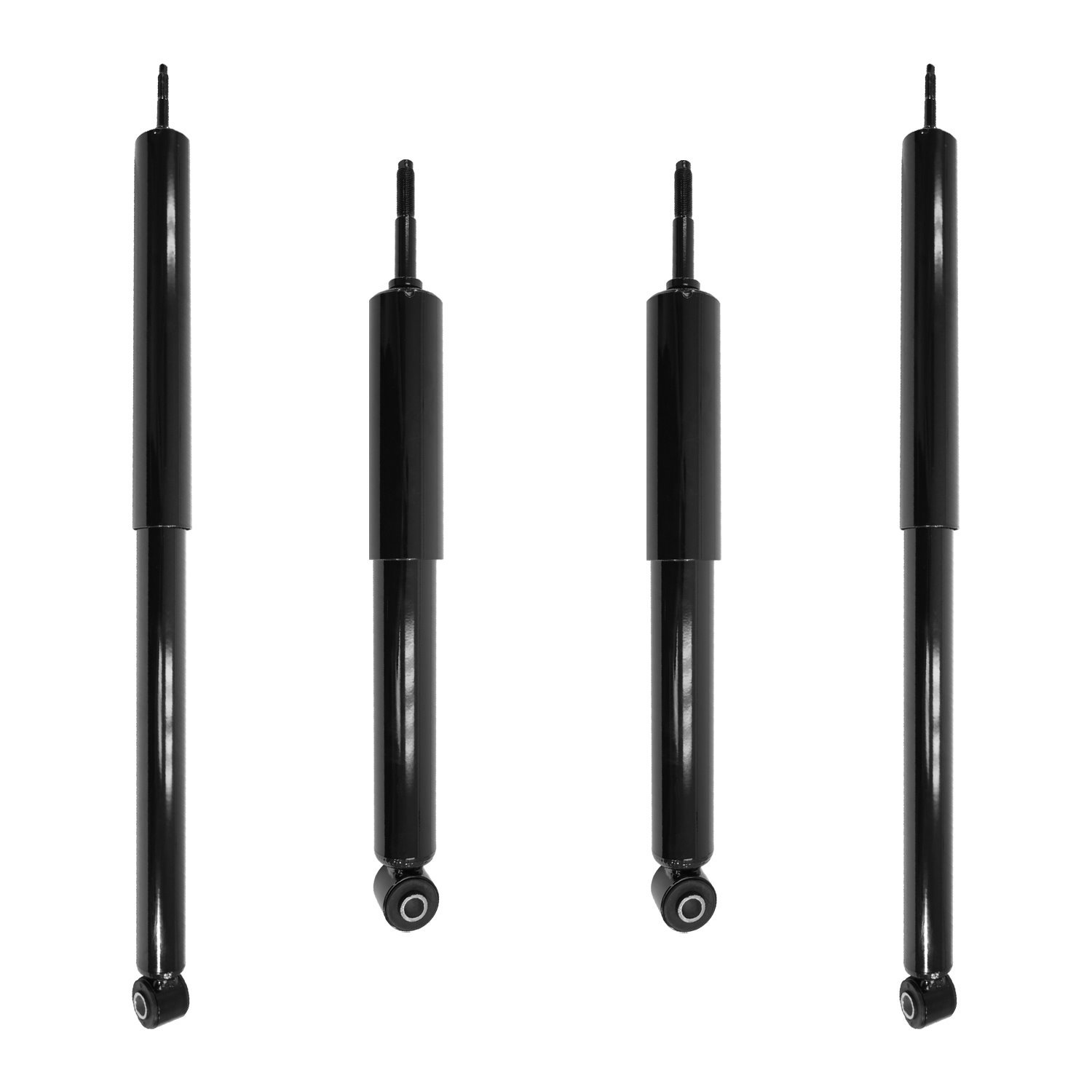 4-212080-252180-001 Front & Rear Nitrogen Gas Shock Absorber Kit Fits Select Ford F-150 Heritage, Ford F-150, Ford F-250