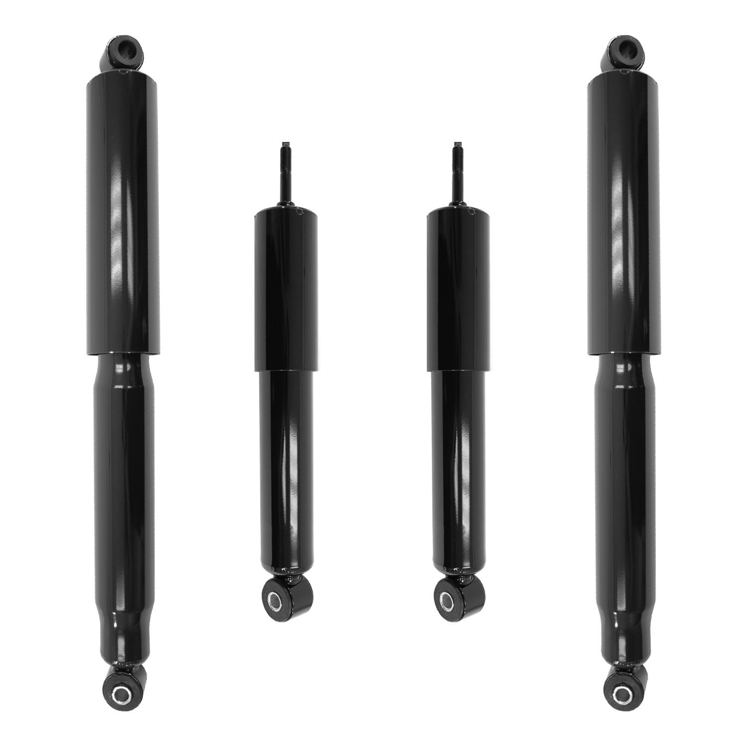 4-213090-252210-001 Front & Rear Nitrogen Gas Shock Absorber Kit Fits Select Ford F-350 Super Duty