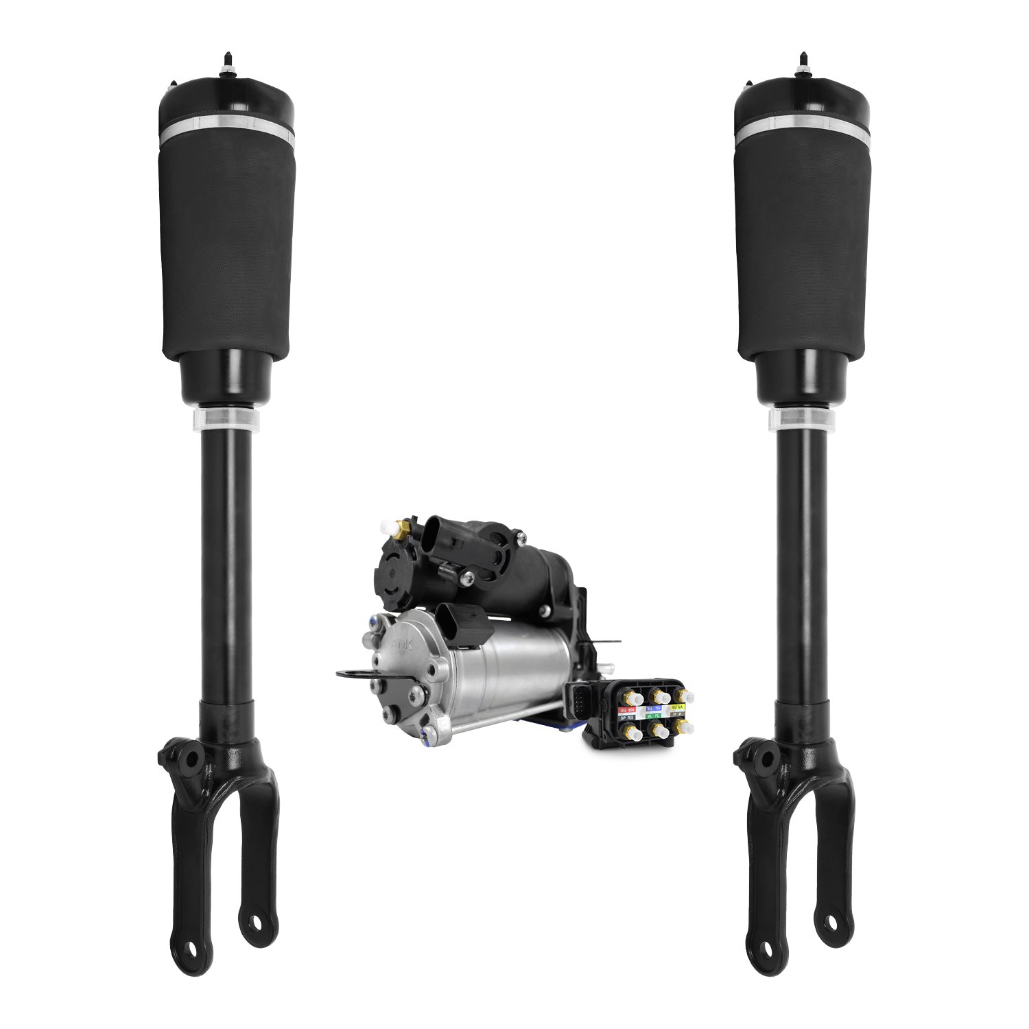 2-18-112900-V Front Non-Electronic Suspension Air Strut Assembly Set Fits Select Mercedes-Benz
