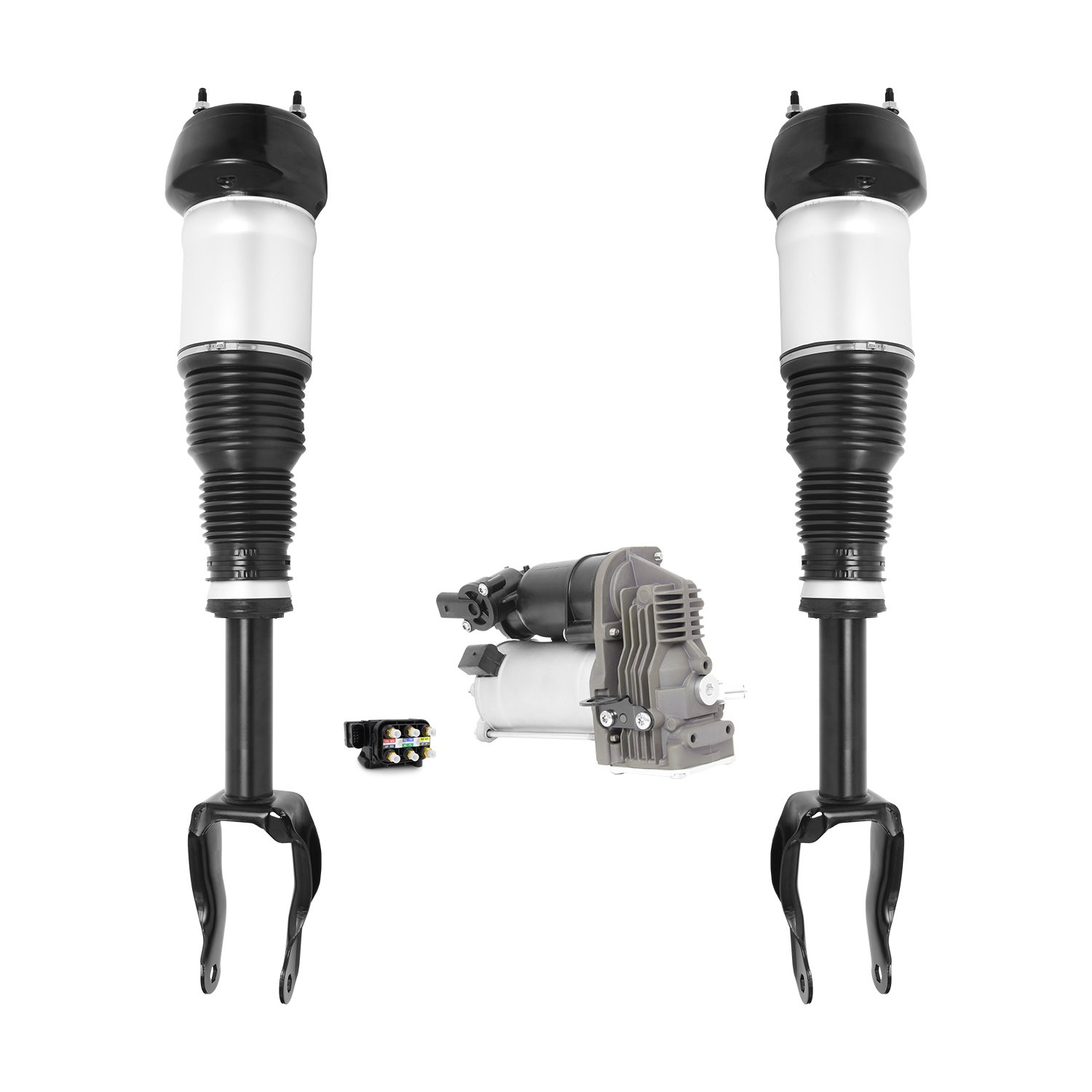 2-18-117001-V Front Non-Electronic Suspension Air Strut Assembly Set Fits Select Mercedes-Benz