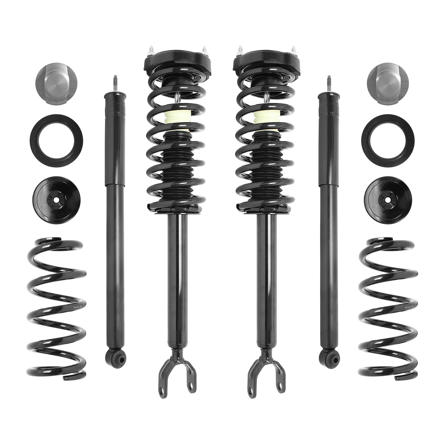 31-012700-4 Air Spring To Coil Spring Conversion Kit Fits Select Mercedes-Benz