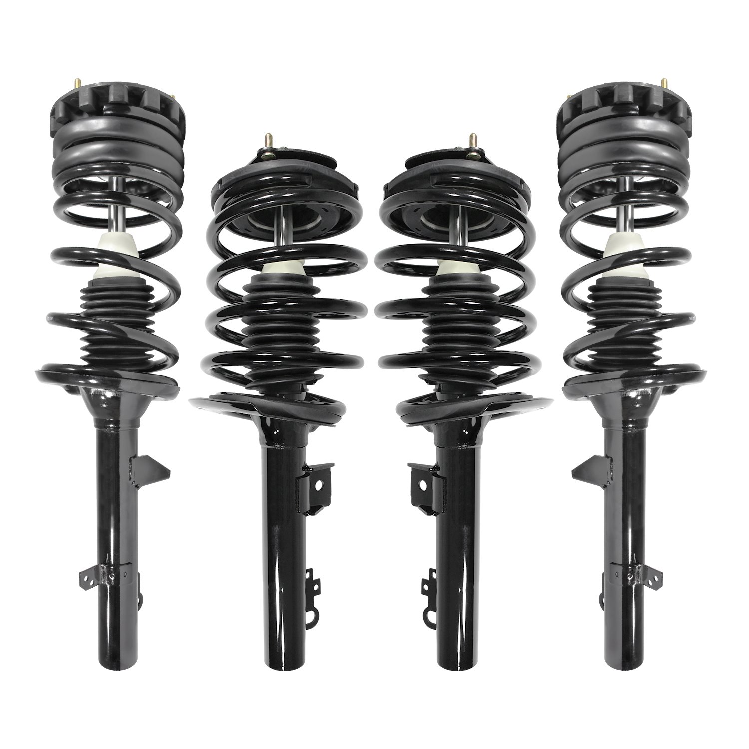 4-11010-15040-001 Front & Rear Suspension Strut & Coil Spring Assembly Kit Fits Select Ford Taurus, Mercury Sable
