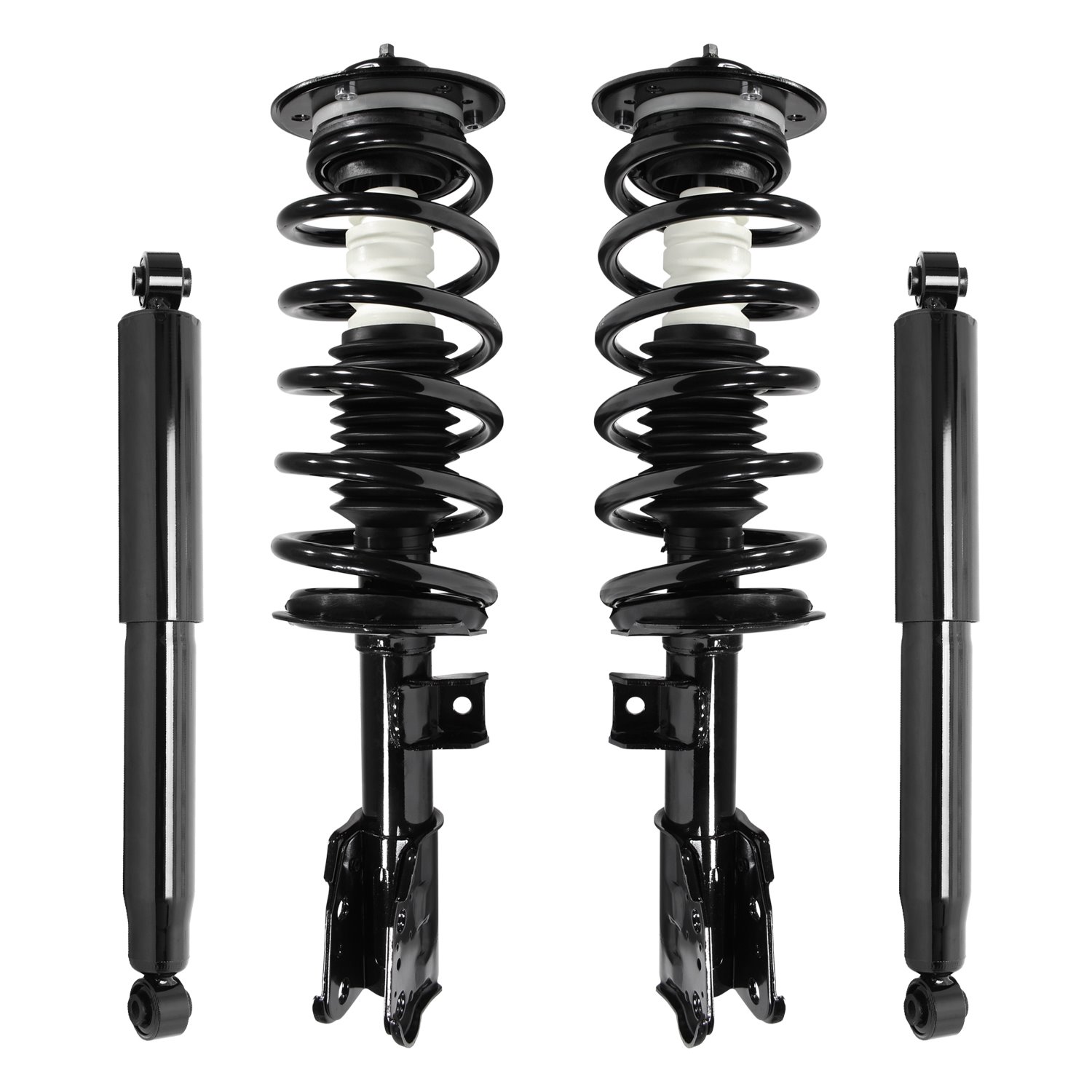 4-11011-251140-001 Front & Rear Suspension Strut & Coil Spring Assembly Fits Select GM