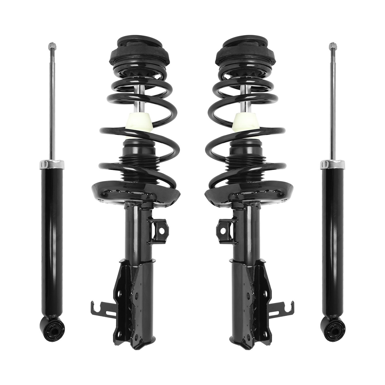 4-11027-251340-001 Front & Rear Suspension Strut & Coil Spring Assembly Fits Select Buick Regal