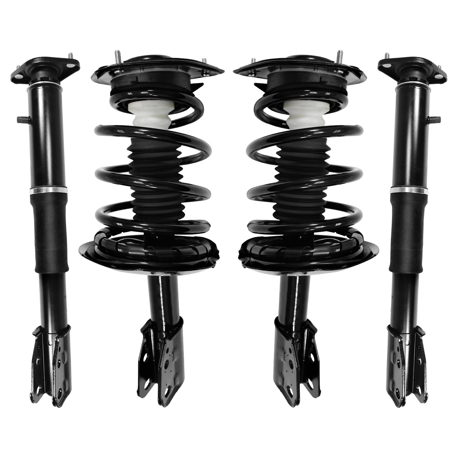 4-11040-15300-001 Front & Rear Suspension Strut & Coil Spring Assembly Kit Fits Select GM