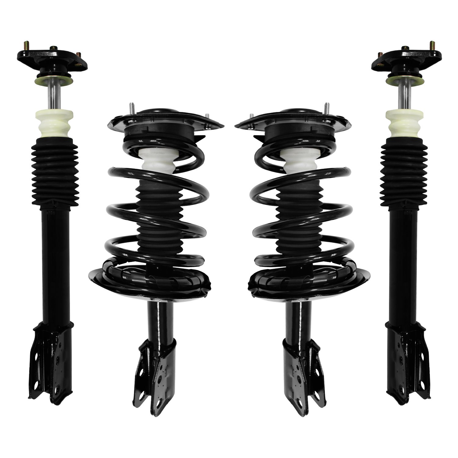 4-11040-15390-001 Front & Rear Suspension Strut & Coil Spring Assembly Kit Fits Select GM