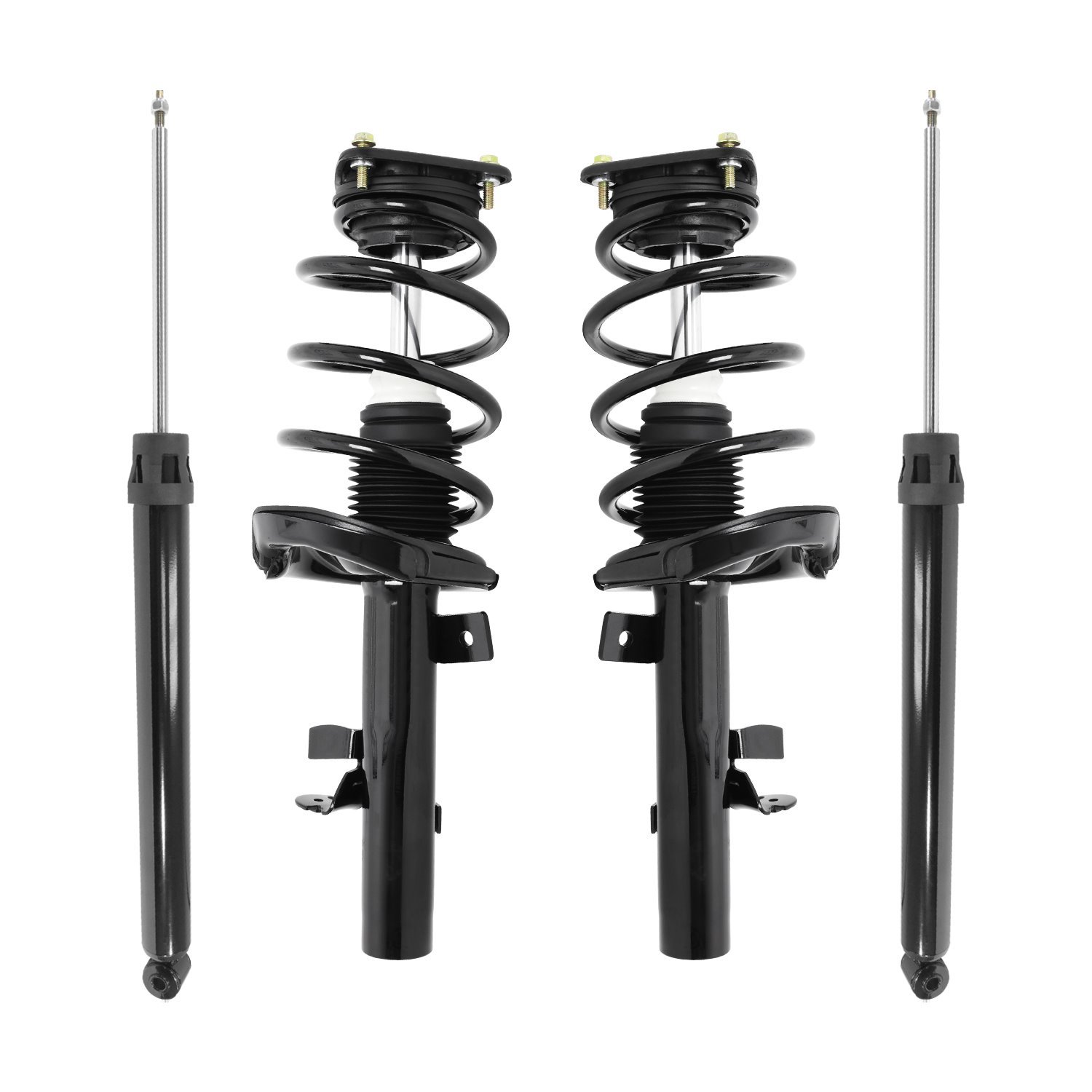 4-11085-252150-001 Front & Rear Suspension Strut & Coil Spring Assembly Fits Select Ford Focus