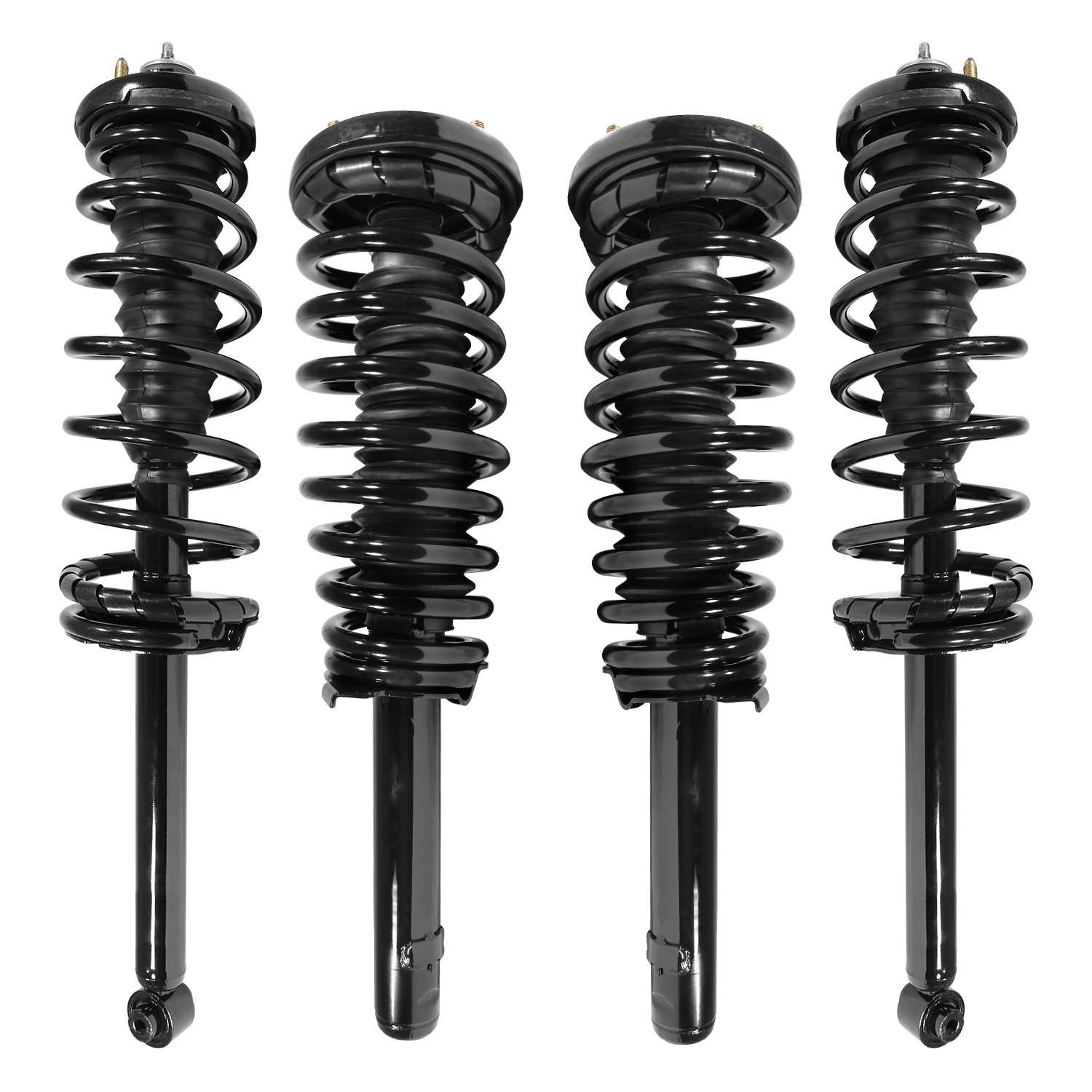 4-11091-15280-001 Front & Rear Suspension Strut & Coil Spring Assembly Kit Fits Select Acura CL, Honda Accord