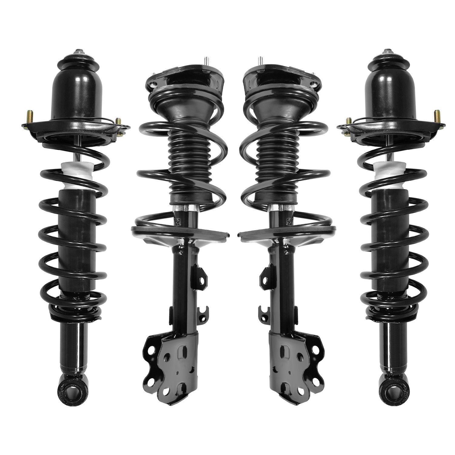 4-11101-15373-001 Front & Rear Suspension Strut & Coil Spring Assembly Kit Fits Select Toyota Prius