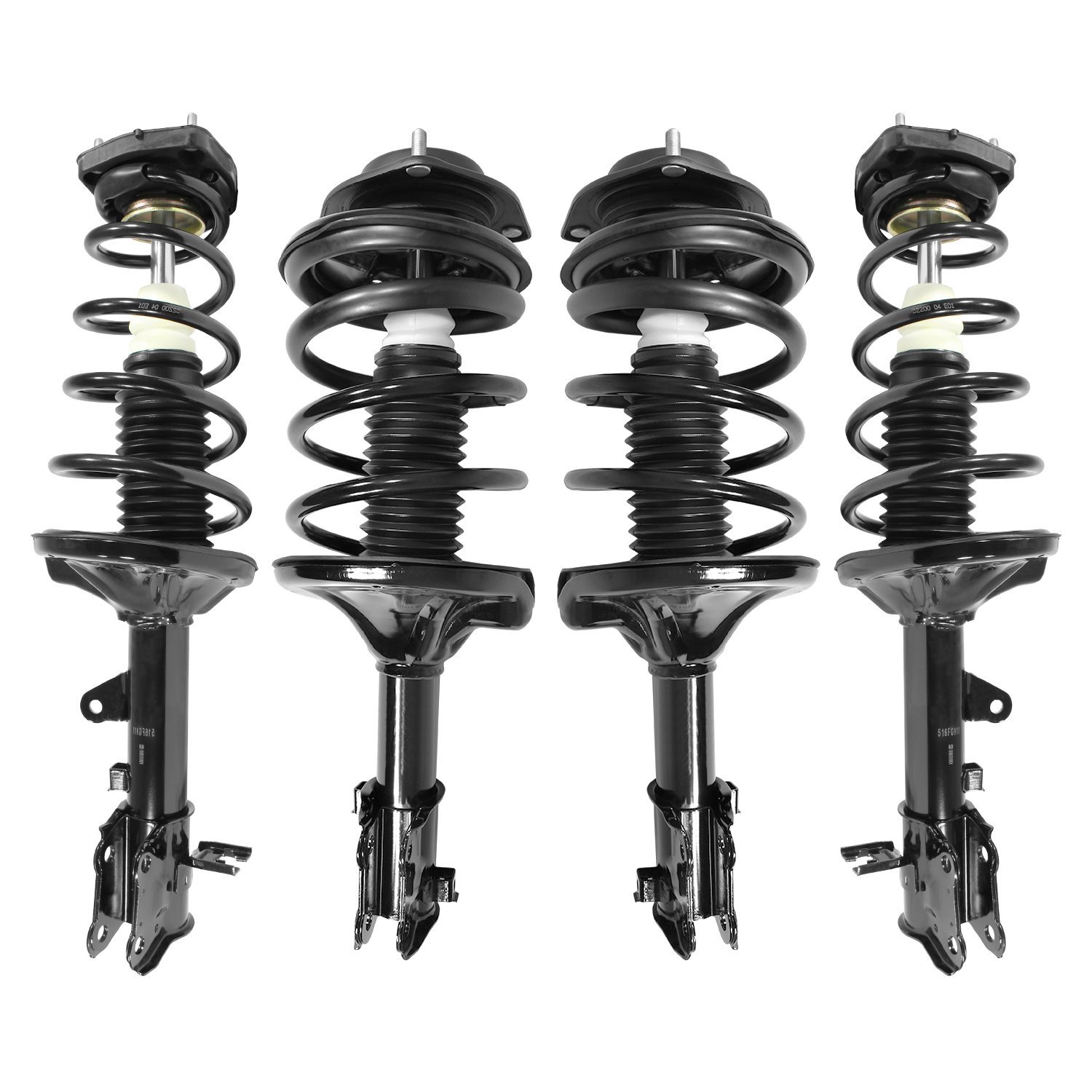4-11131-15911-001 Front & Rear Suspension Strut & Coil Spring Assembly Kit Fits Select Hyundai Elantra