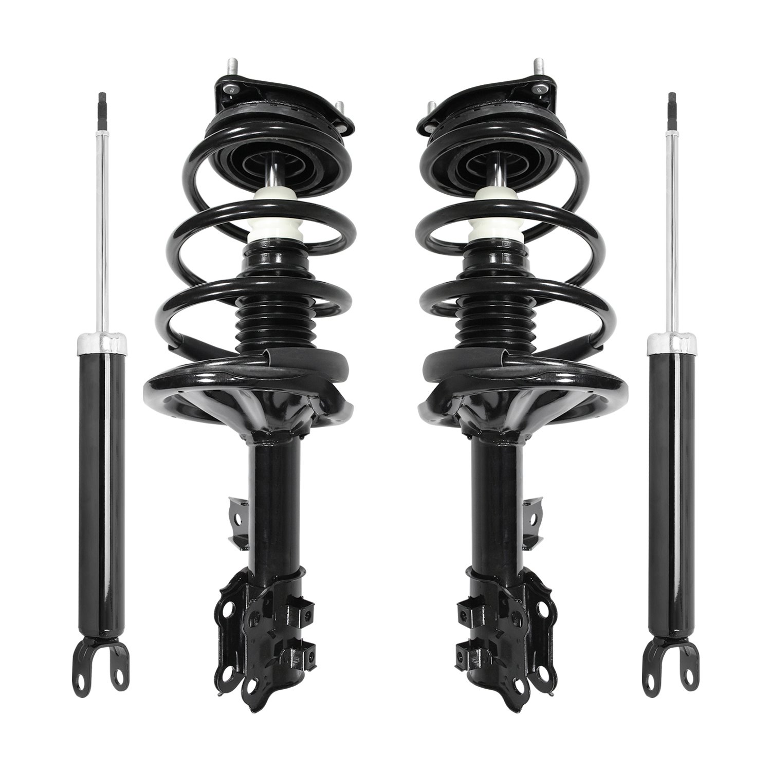 4-11133-259890-001 Front & Rear Suspension Strut & Coil Spring Assembly Fits Select Hyundai Elantra