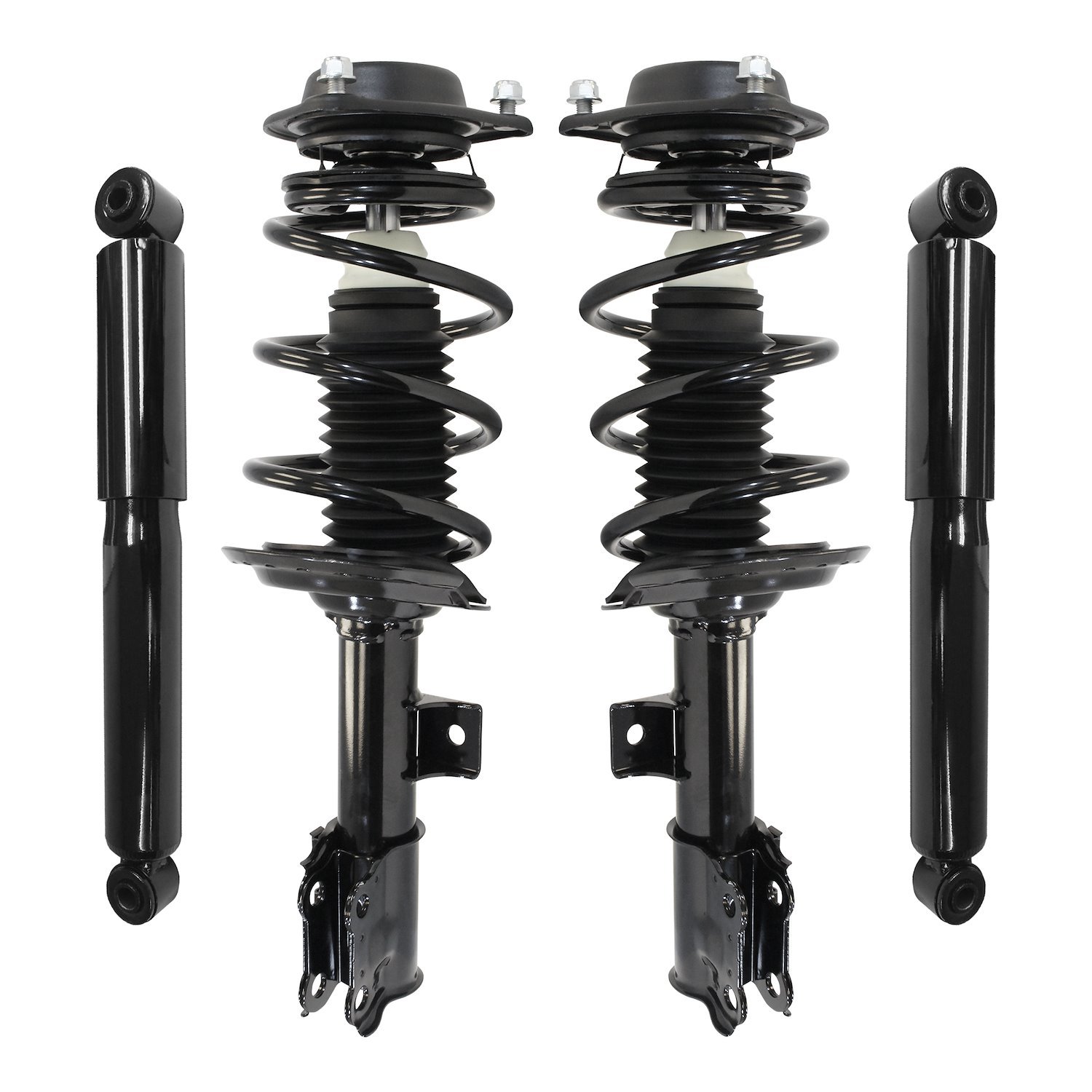 4-11137-259180-001 Front & Rear Suspension Strut & Coil Spring Assembly Fits Select Hyundai Elantra
