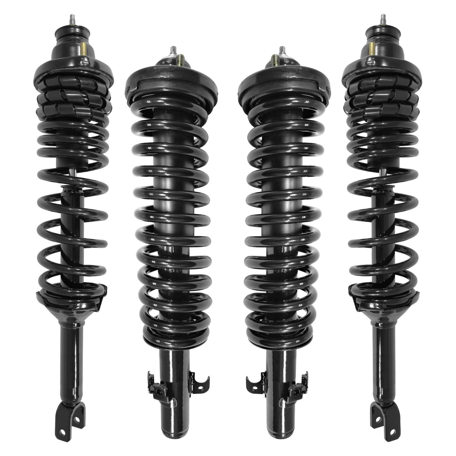 4-11140-15141-001 Front & Rear Suspension Strut & Coil Spring Assembly Kit Fits Select Honda Accord