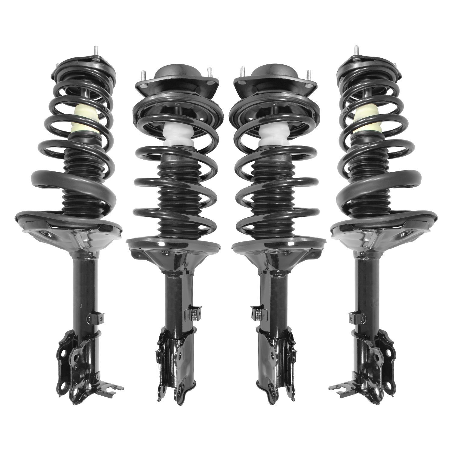 4-11141-15111-001 Front & Rear Suspension Strut & Coil Spring Assembly Kit Fits Select Hyundai Accent