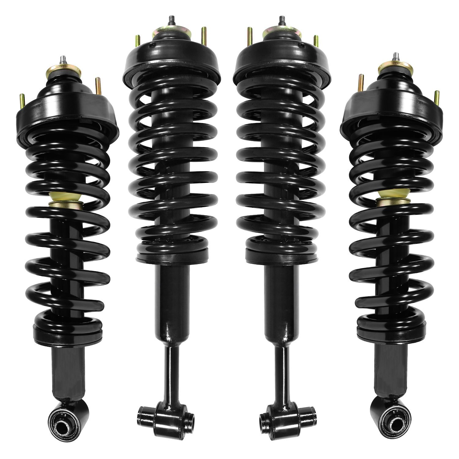4-11160-15060-001 Front & Rear Suspension Strut & Coil Spring Assembly Kit Fits Select Ford Explorer, Mercury Mountaineer